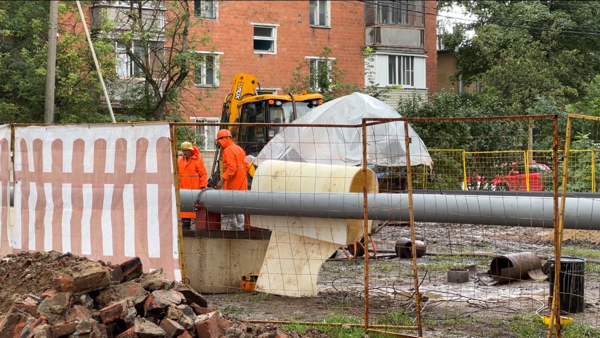 химки, жкх, отопительный сезон, мосэнерго, ремонт теплосетей, ремонт трубопровода,
