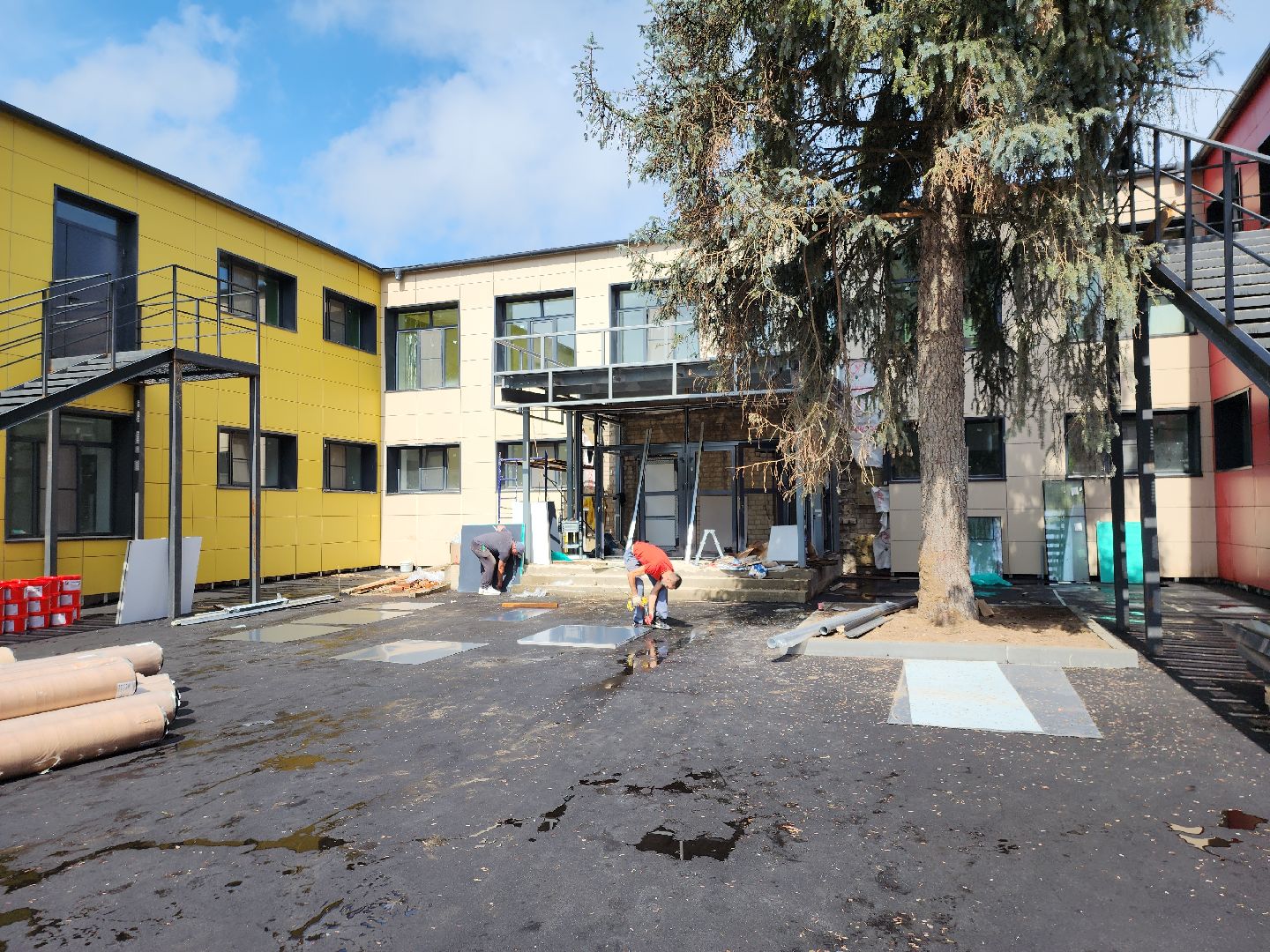 строительство, капитальный ремонт детского сада, капитальный ремонт детского сада в рузе, Руза, благоустройство, рузский городской округ, московская область,