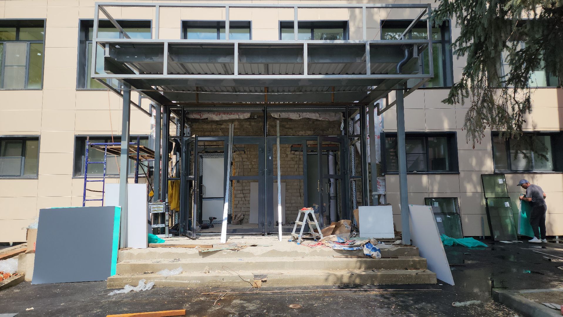 строительство, капитальный ремонт детского сада, капитальный ремонт детского сада в рузе, Руза, благоустройство, рузский городской округ, московская область,