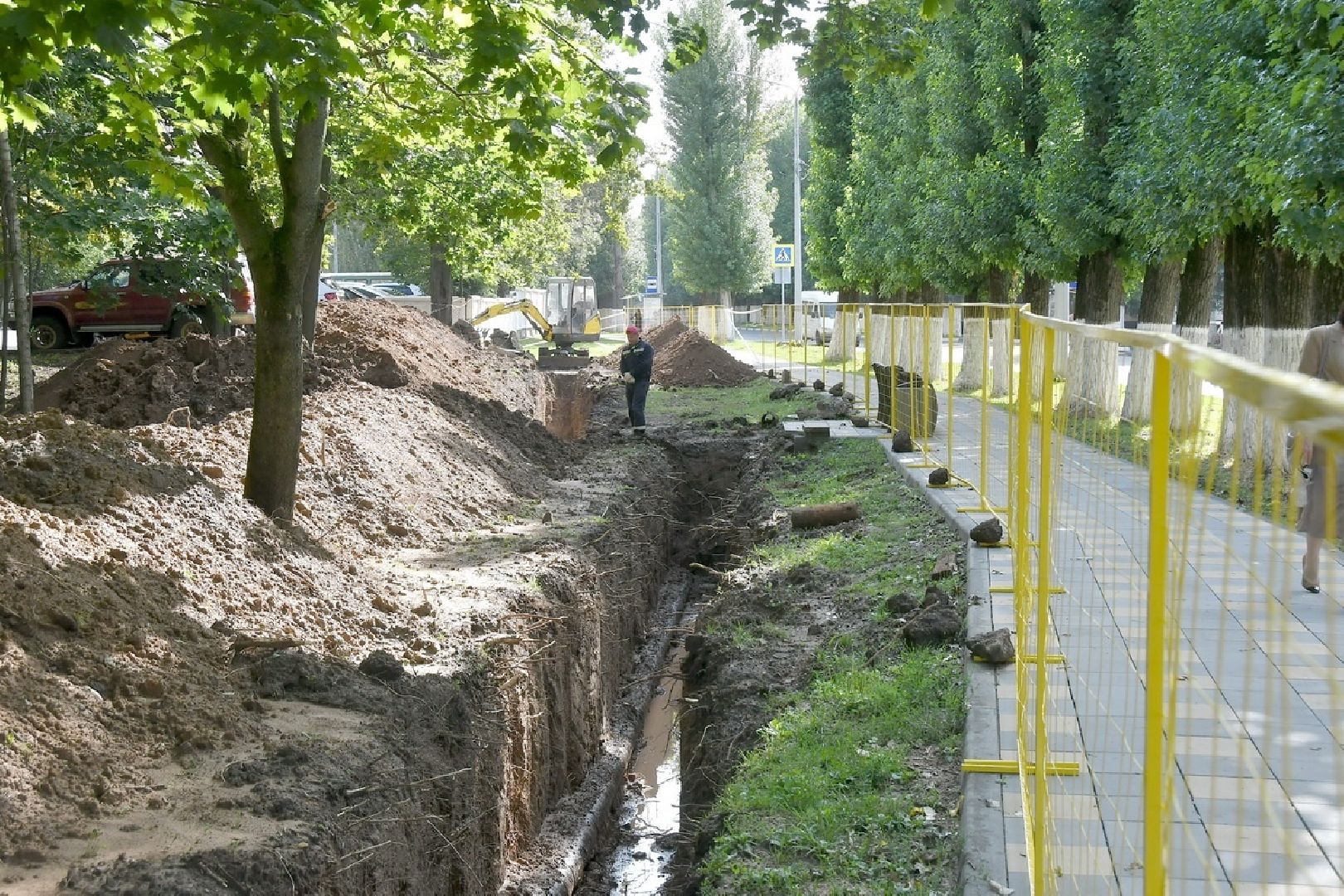 капремонт сетей водоснабжения, капремонт сетей во Власихе, сети холодного водоснабжения, Власиха капремонт сетей, власиха мкр солнечный,