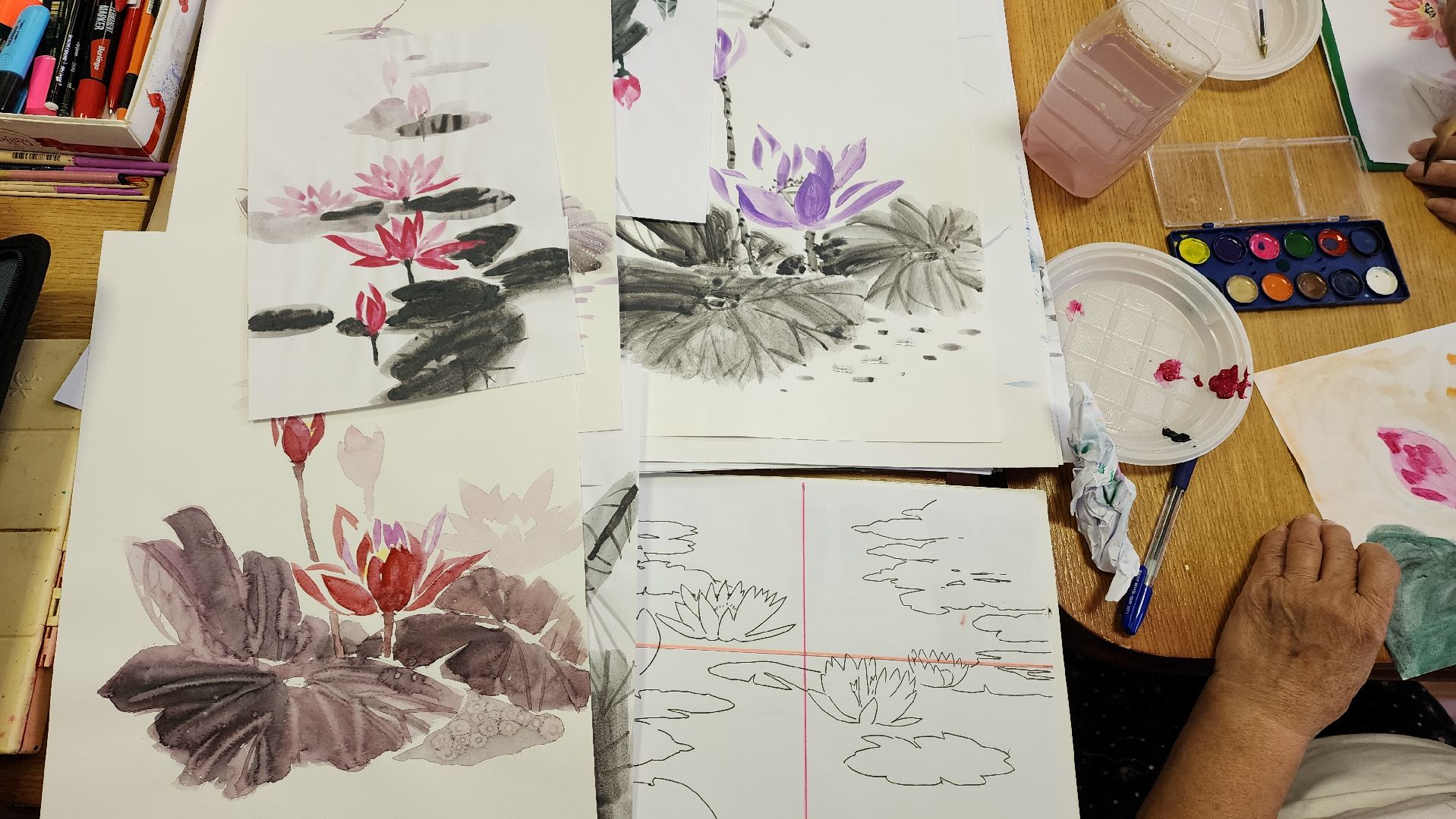 пушкино, центр социального обслуживания, мастер-класс, китай, арт-терапия,