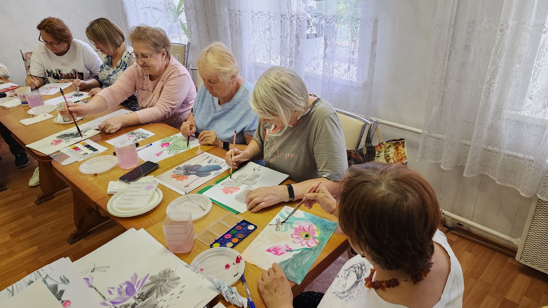 пушкино, центр социального обслуживания, мастер-класс, китай, арт-терапия,