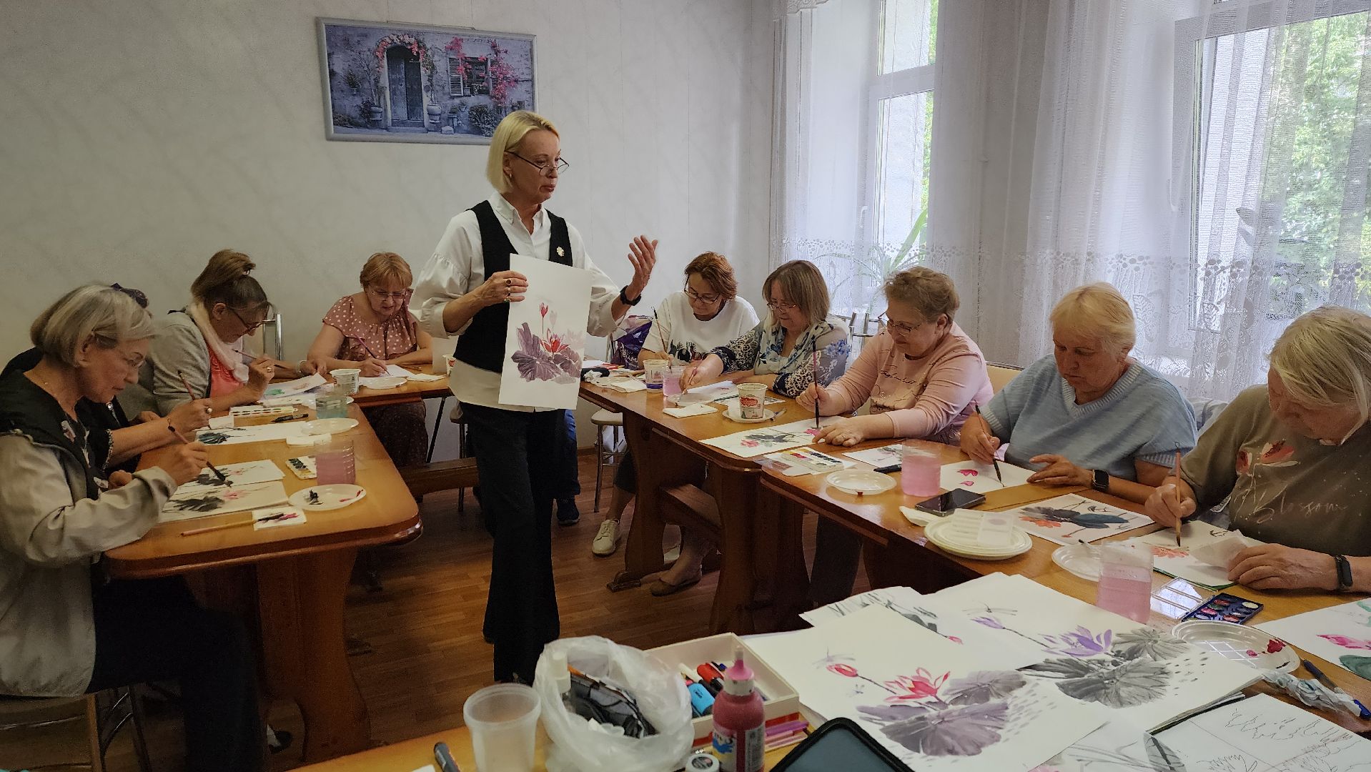 пушкино, центр социального обслуживания, мастер-класс, китай, арт-терапия,