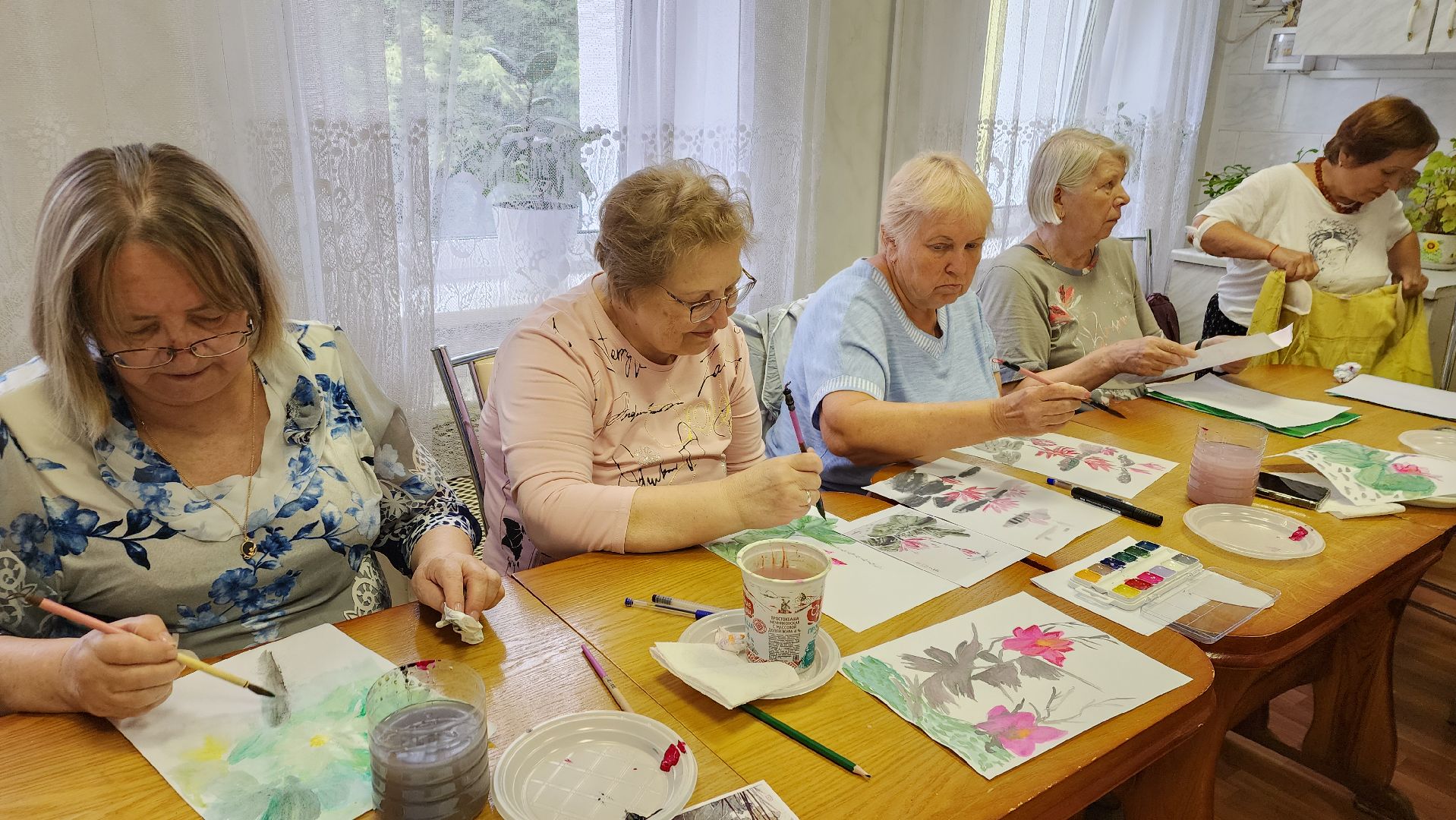 пушкино, центр социального обслуживания, мастер-класс, китай, арт-терапия,