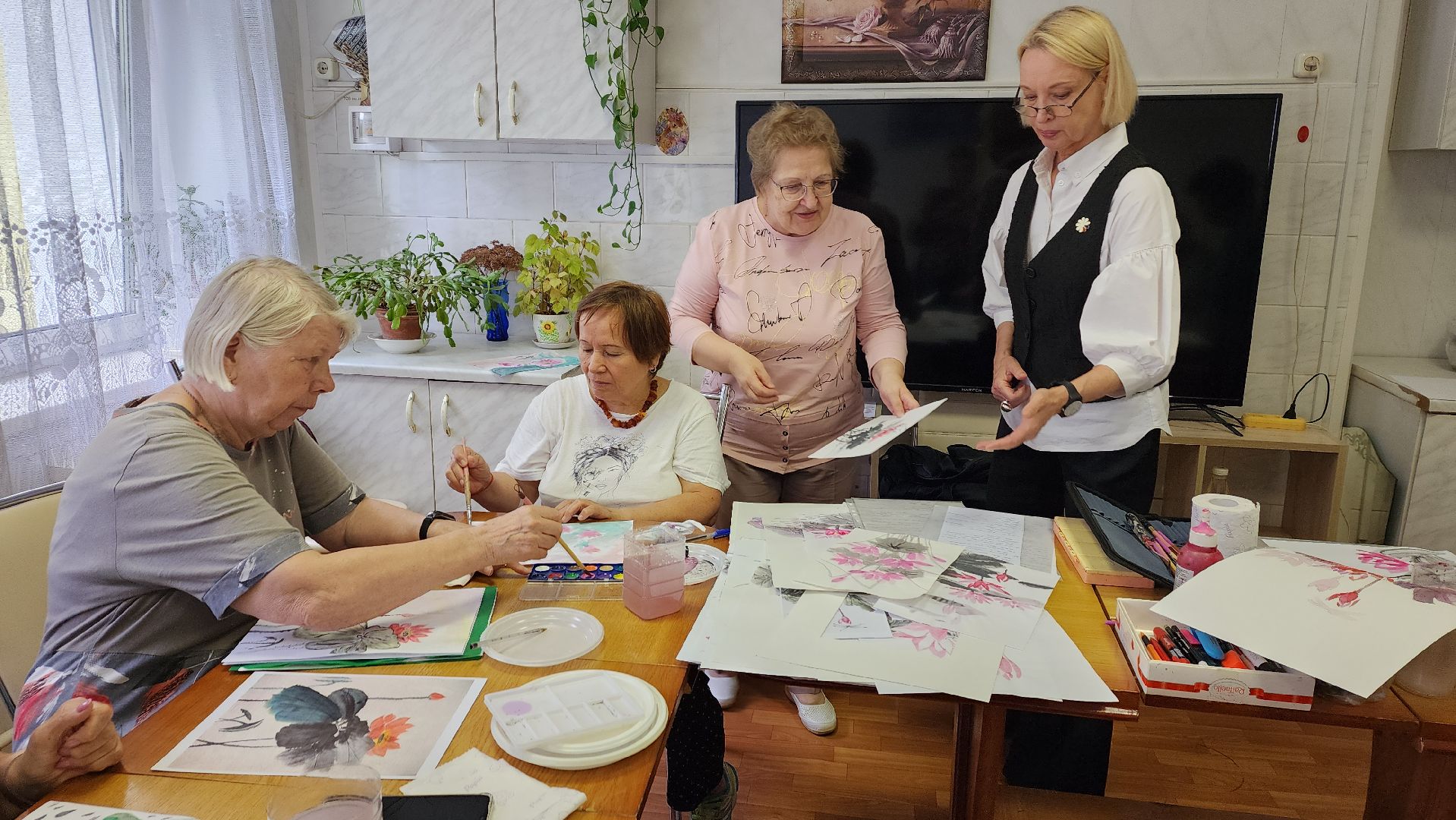 пушкино, центр социального обслуживания, мастер-класс, китай, арт-терапия,