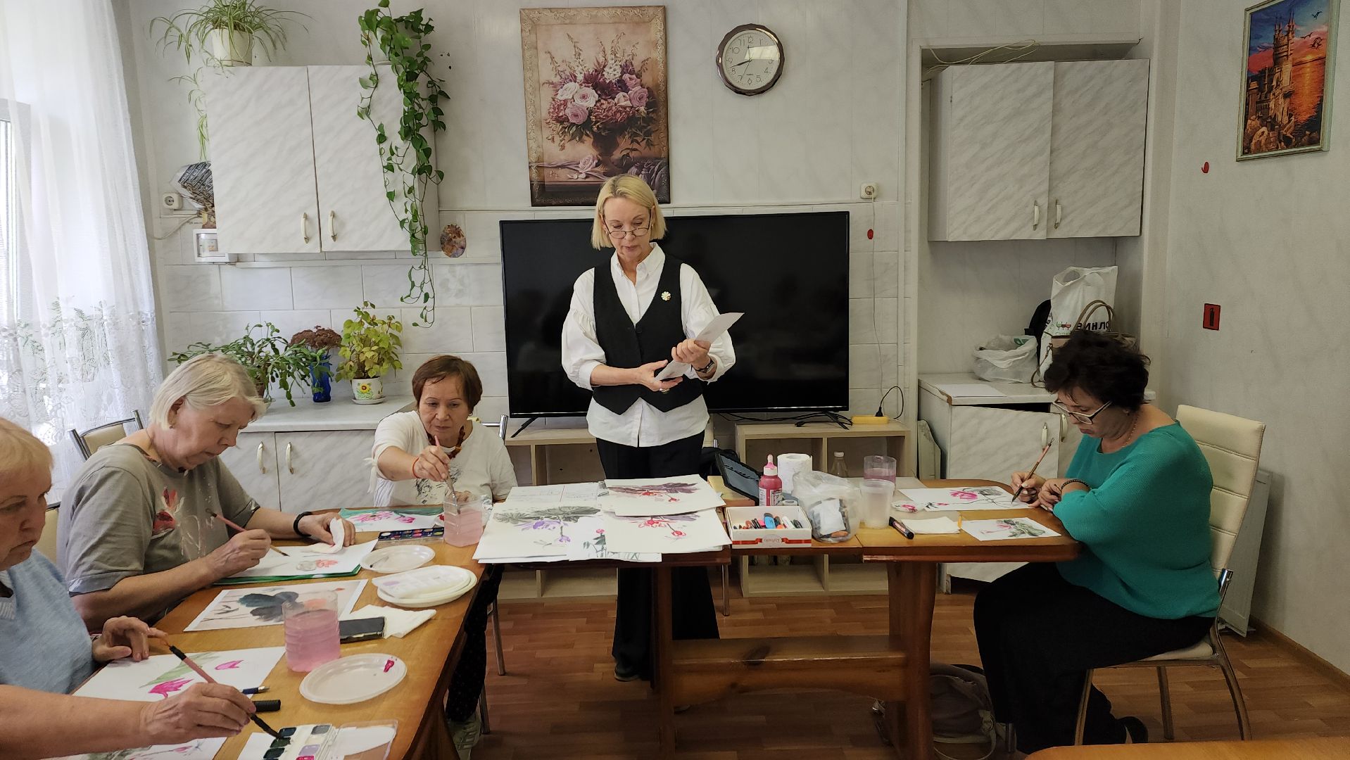 пушкино, центр социального обслуживания, мастер-класс, китай, арт-терапия,