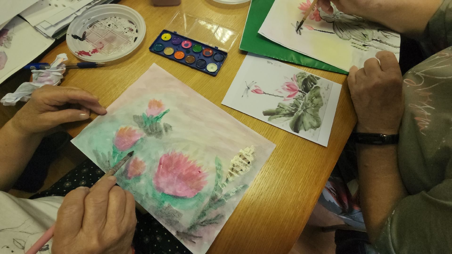 пушкино, центр социального обслуживания, мастер-класс, китай, арт-терапия,