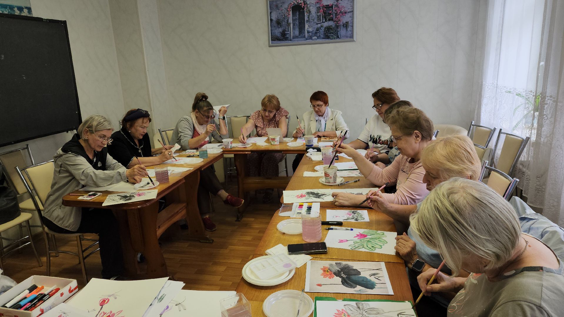пушкино, центр социального обслуживания, мастер-класс, китай, арт-терапия,