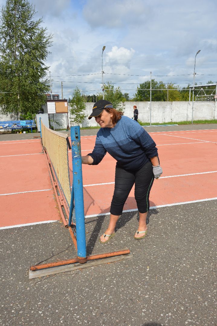 шатура, теннисный клуб шатура, большой теннис, субботник, культурная шатура,