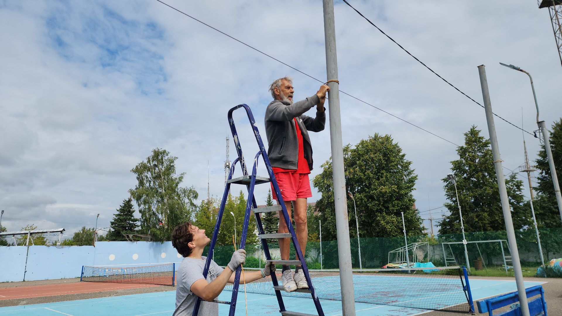 шатура, теннисный клуб шатура, большой теннис, субботник, культурная шатура,