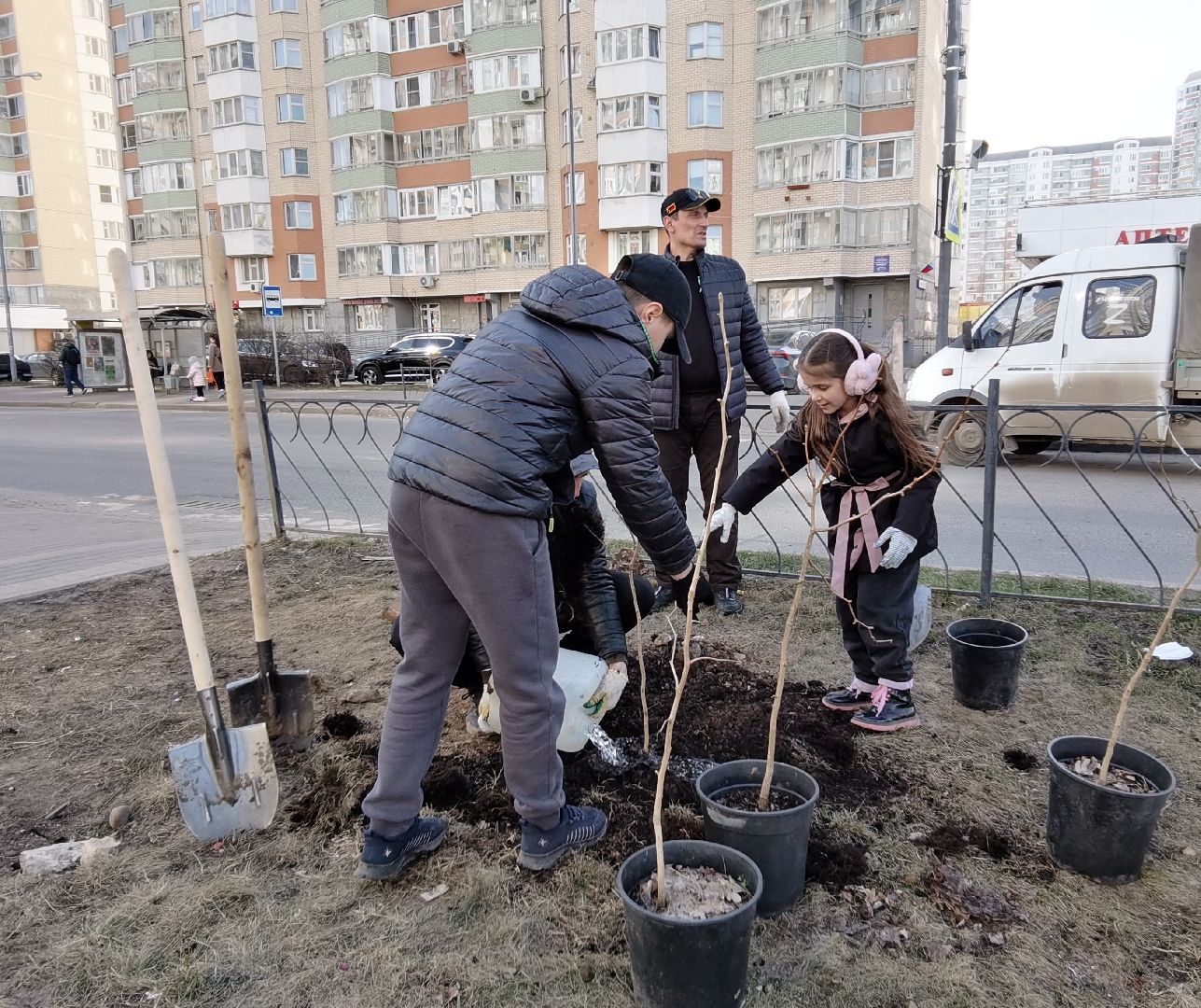 Балашиха, Великая Отечественная Война, гинкго билоба, саженцы гинкго билоба, микрорайон Авиаторов, микрорайон Железнодорожный, бульвар Нестерова, проспект Героев, Управление экологии и природопользования
