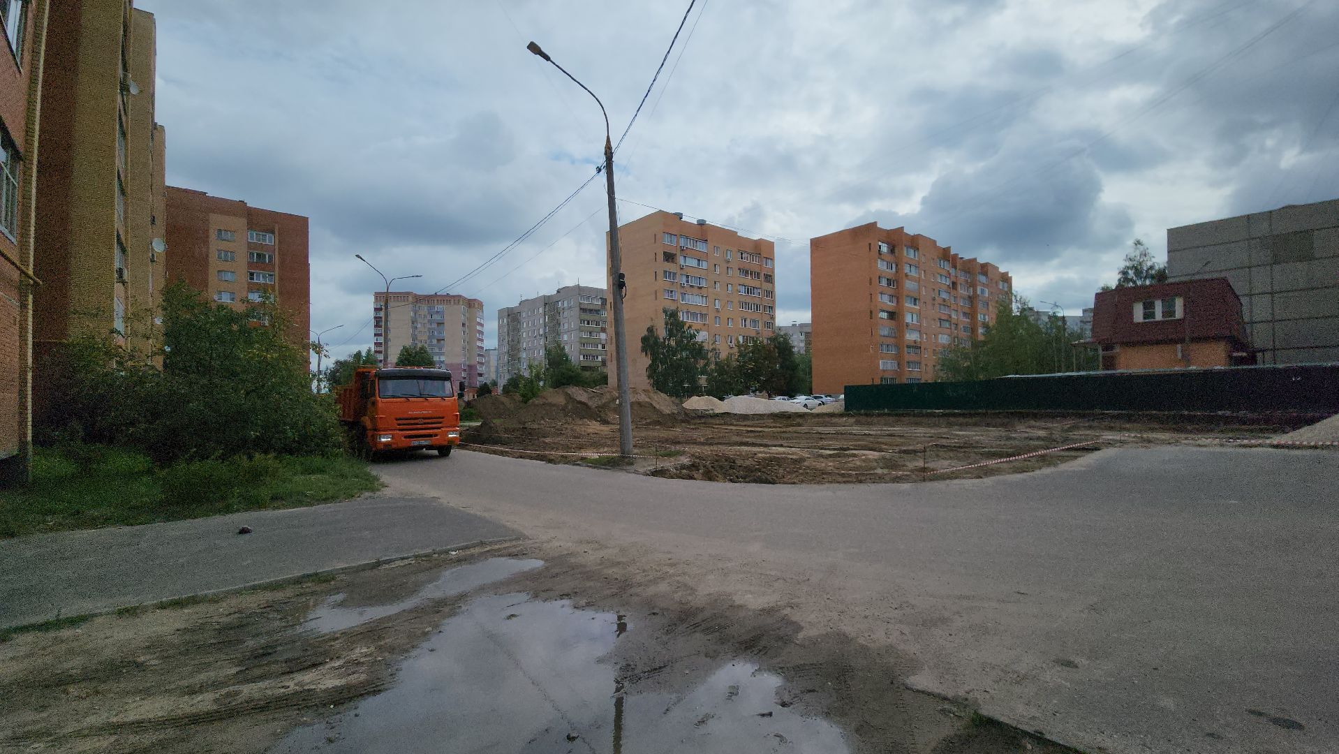 егорьевск, 6 микрорайон, благоустровйство, парковка, ремонт, стройка,