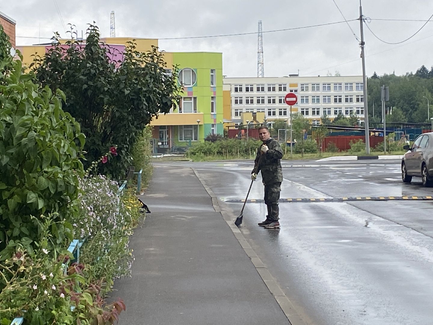 умный переход, проекционный прожектор, безопасность на дорогах, власиха БДД, Власиха Школьный,