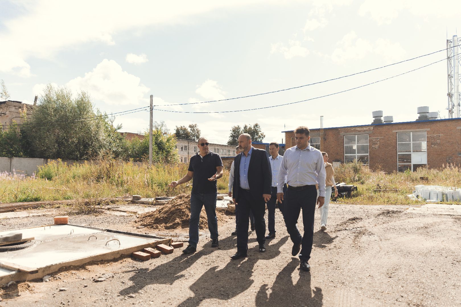 можайск, можайский городской округ, подмосковье, жкх, министр, министр ЖКХ МО, рабочая поездка, проверил ход работ, модернизация, реконструкция сетей,