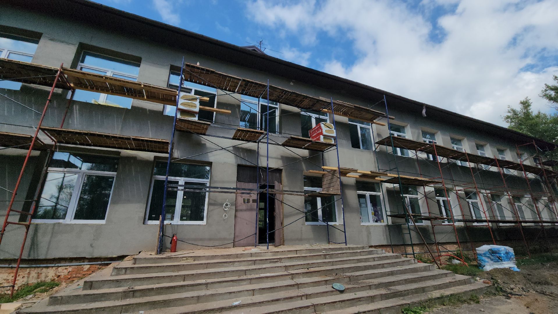 серпухов, местечко данки, туровская школа, капитальный ремонт, фасады,