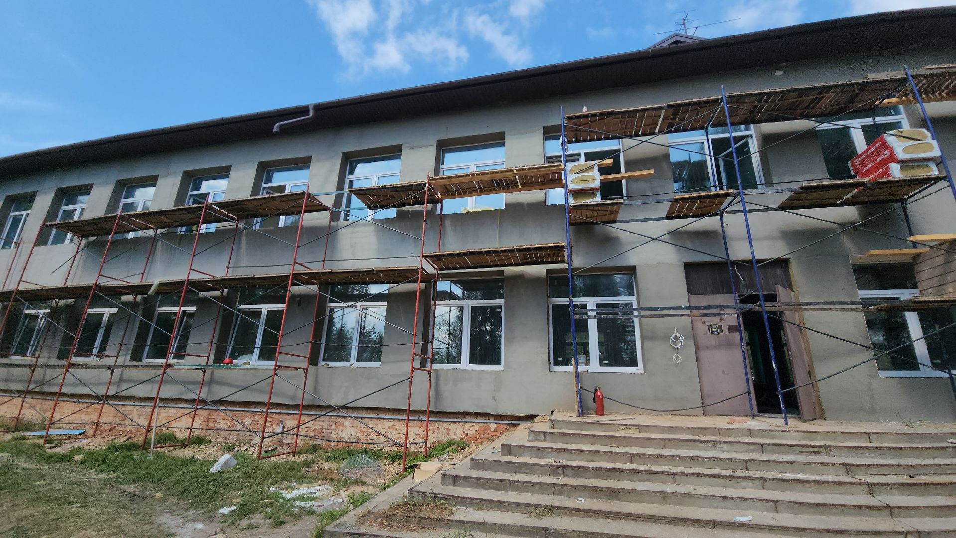 серпухов, местечко данки, туровская школа, капитальный ремонт, фасады,