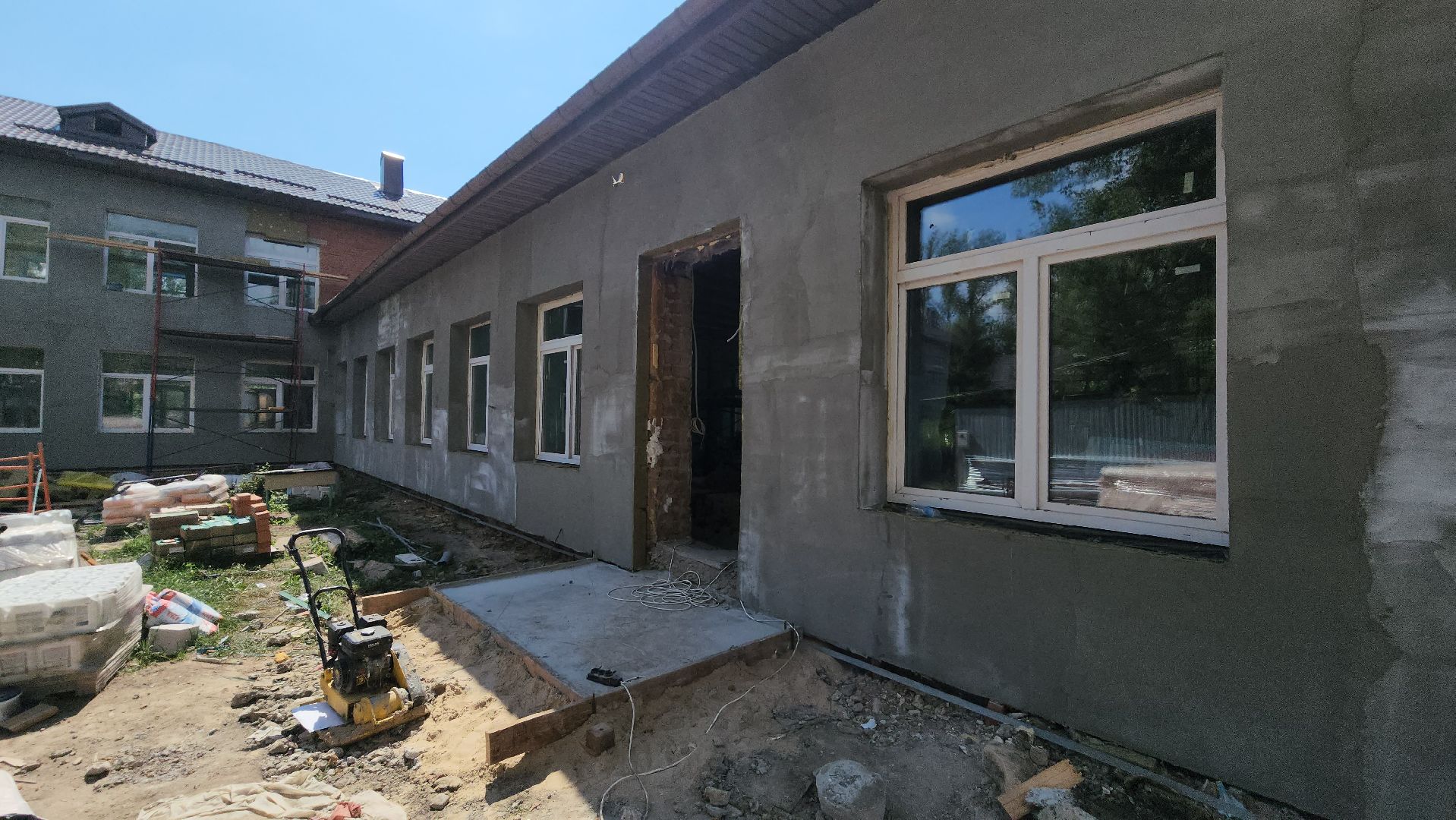 серпухов, местечко данки, туровская школа, капитальный ремонт, фасады,