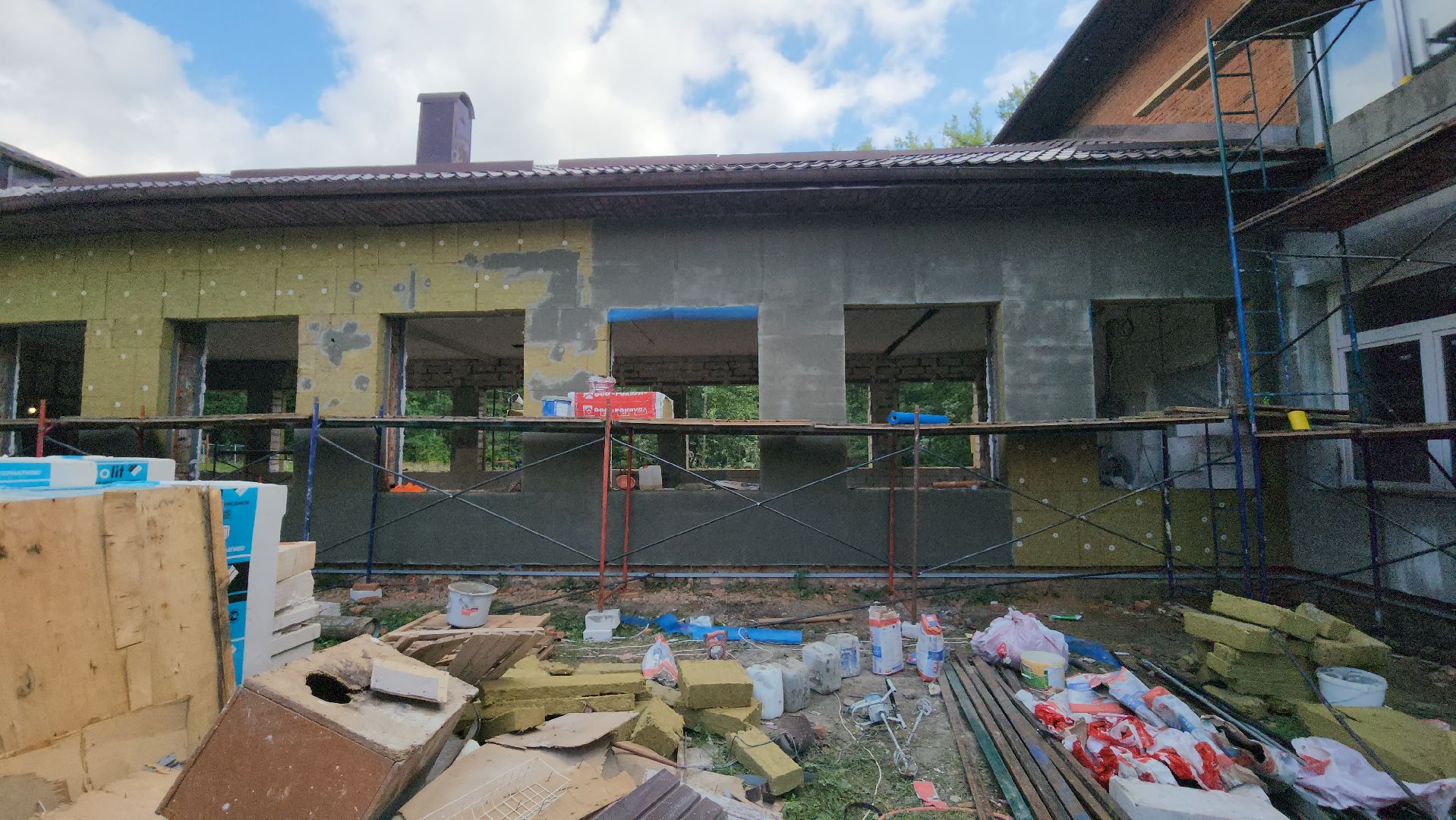 серпухов, местечко данки, туровская школа, капитальный ремонт, фасады,