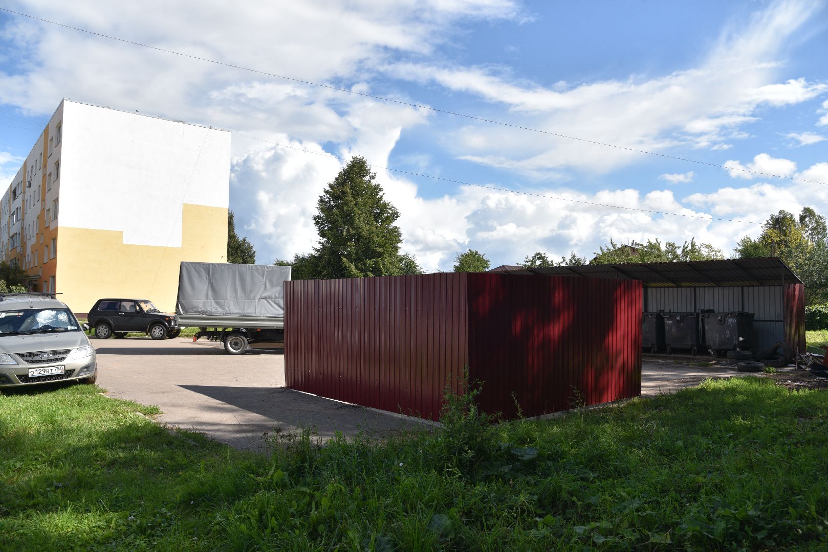 лотошино, благоустройство, площадка тко,