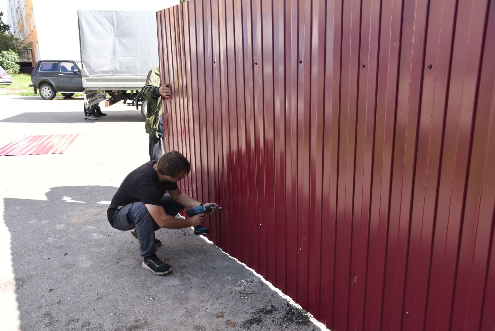 лотошино, благоустройство, площадка тко,
