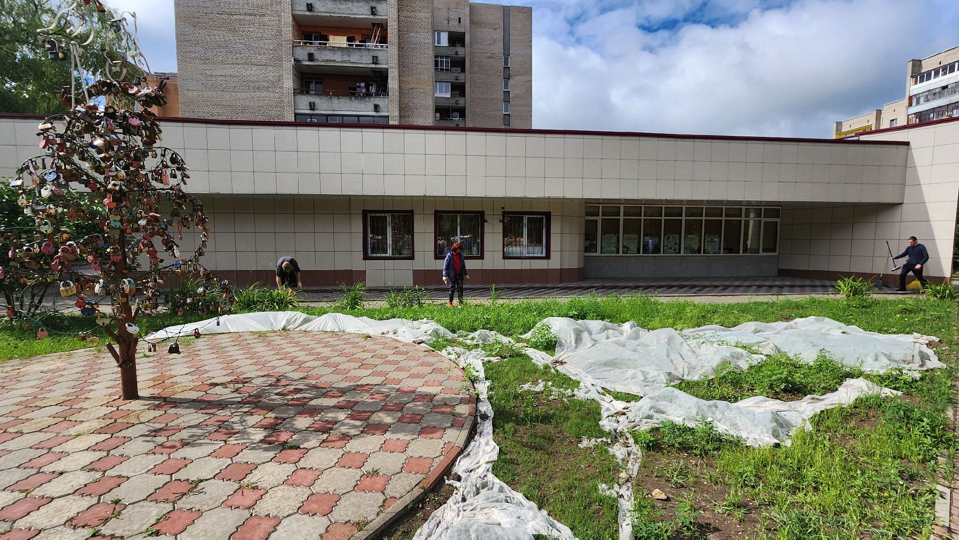 дворец молодежи, молодежь, трудовые бригады, протвино, благоустройство,