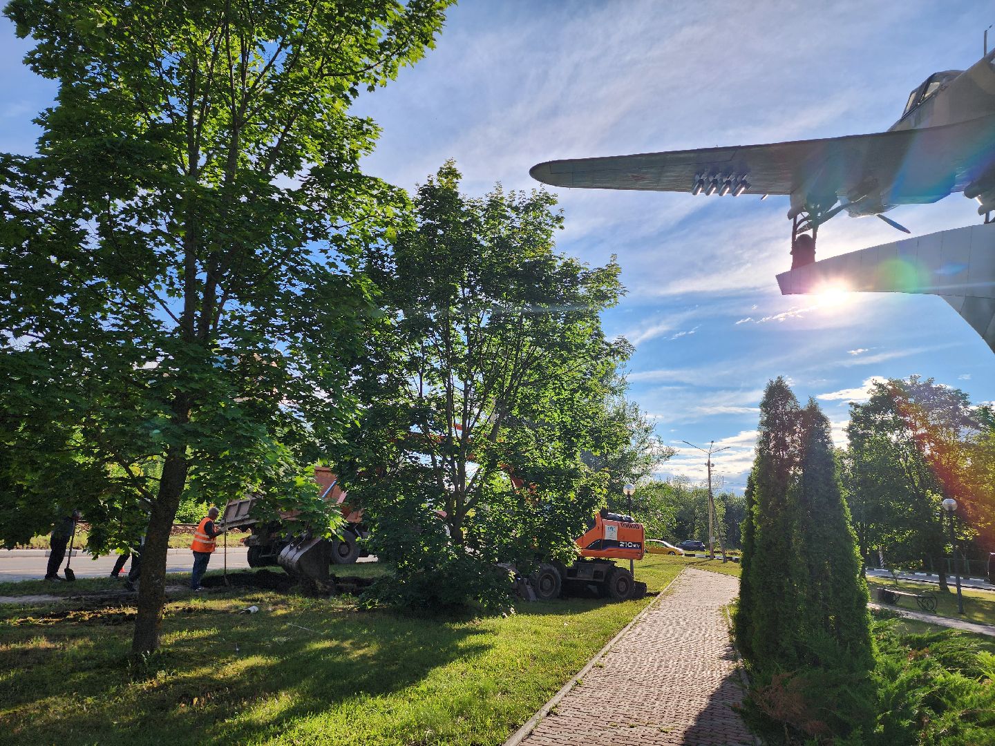 Дубна, Благоустройство, Дорожные работы, Демонтаж,