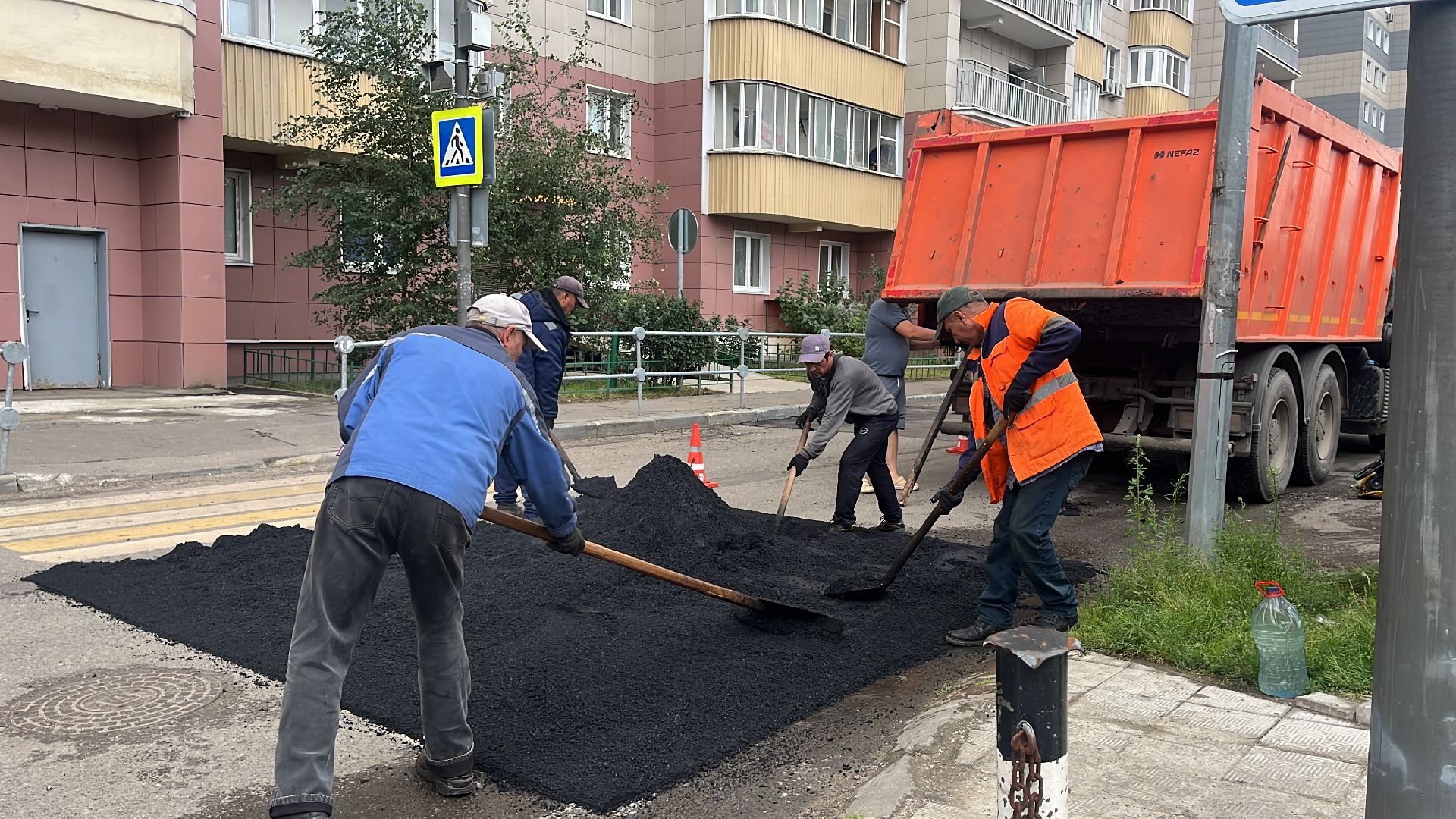 лежачий полицейский, ремонт, ремонт дорог, новый лежачий полицейский, искусственная неровность, искусственные дорожные неровности,