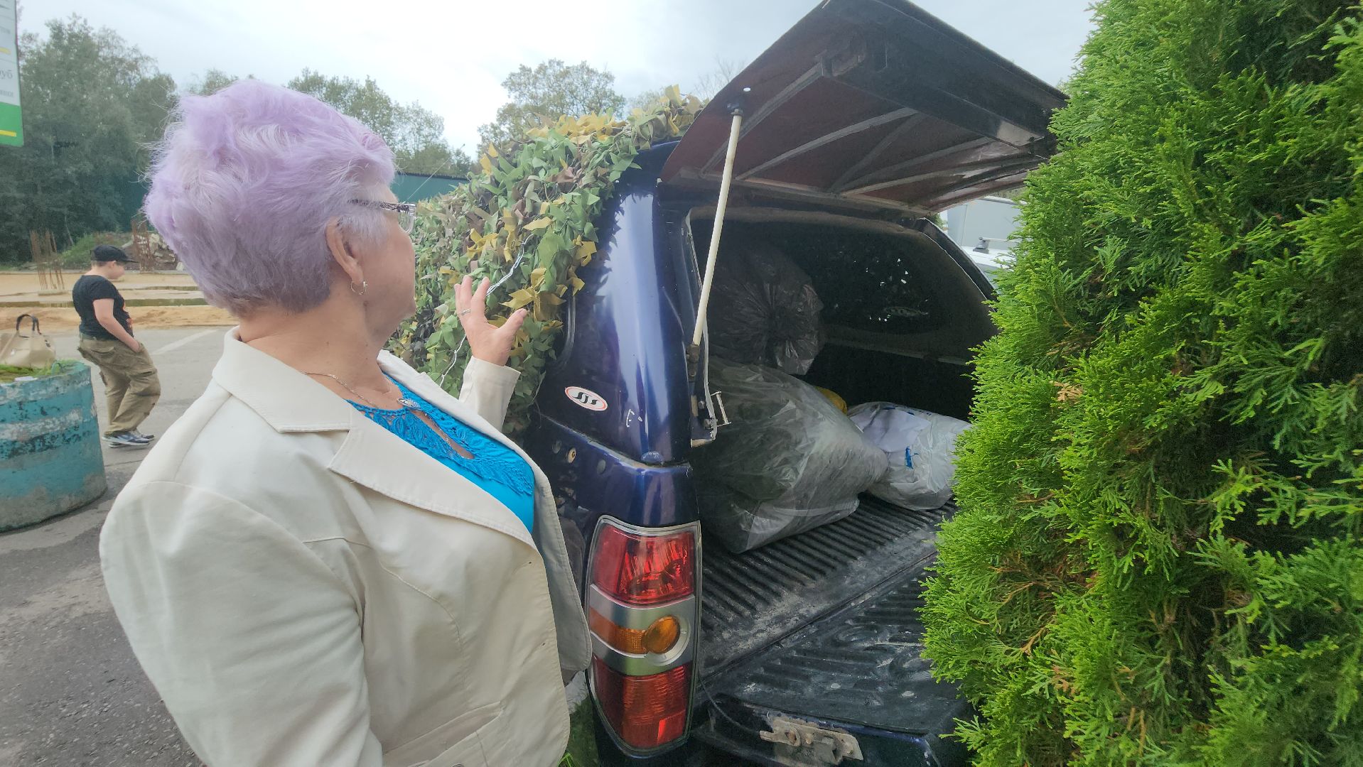 долгопрудный, сво, внедорожник, маскировочные сети, za победу,