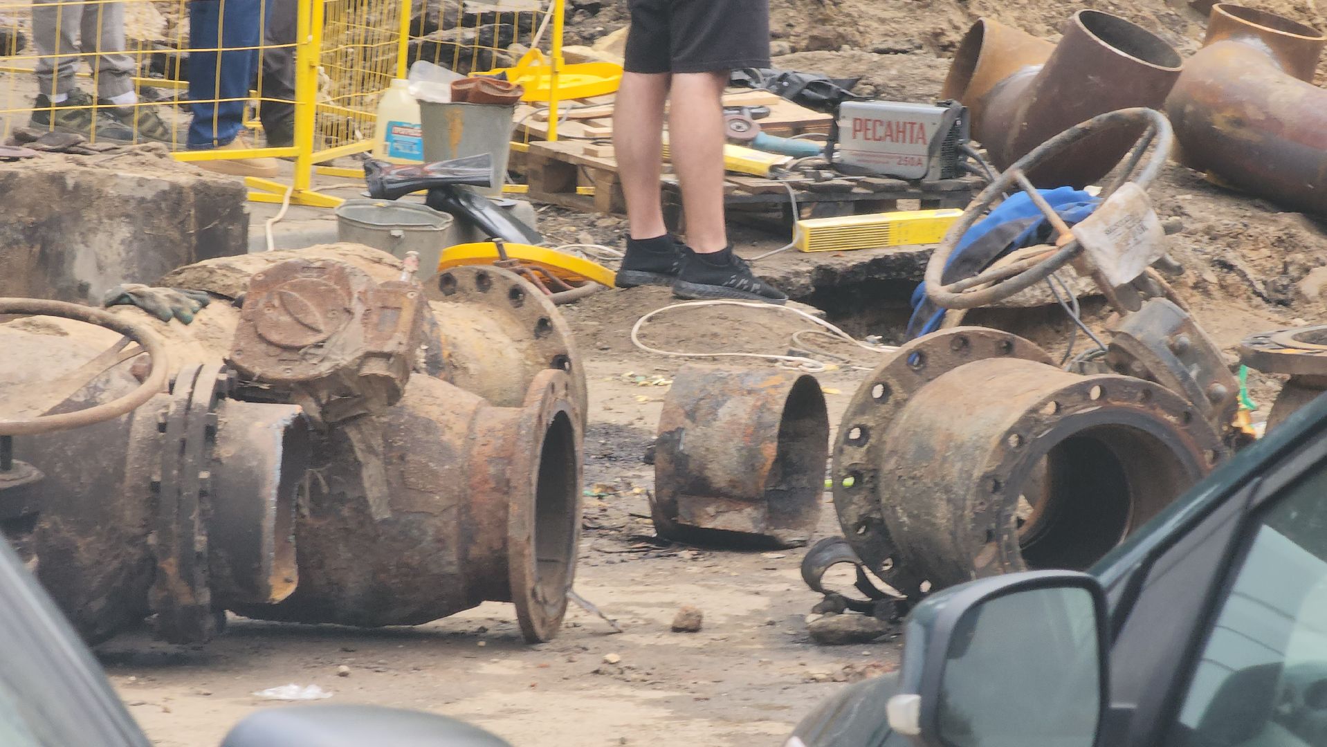 долгопрудный, капитальная замена труб, теплотрасса, сварка, благоустройство,