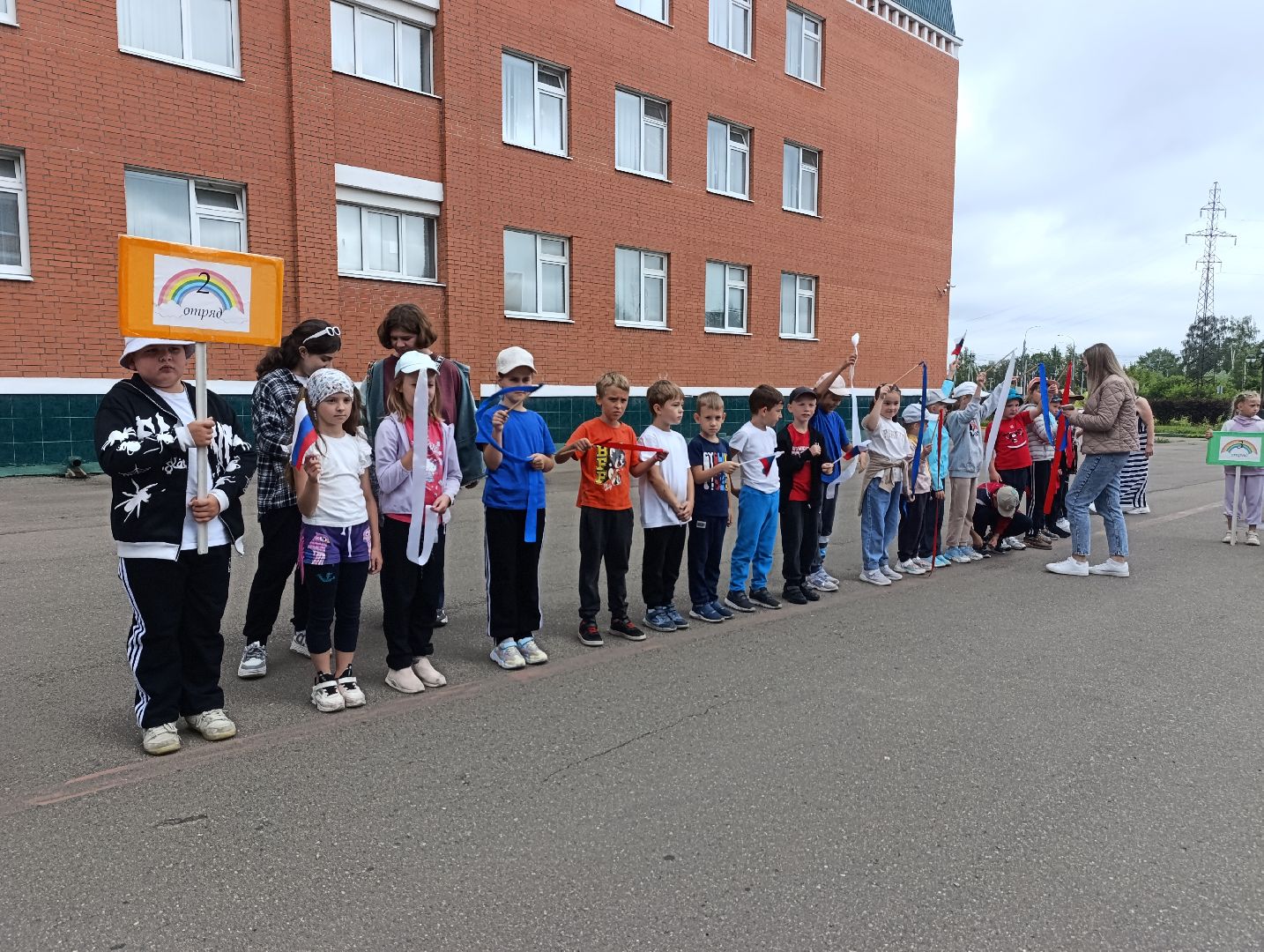Бронницы, Летний лагерь Радуга, Спортивный праздник в детском лагере, Олимпийские игры в лагере, Олимпийцы Бронниц,