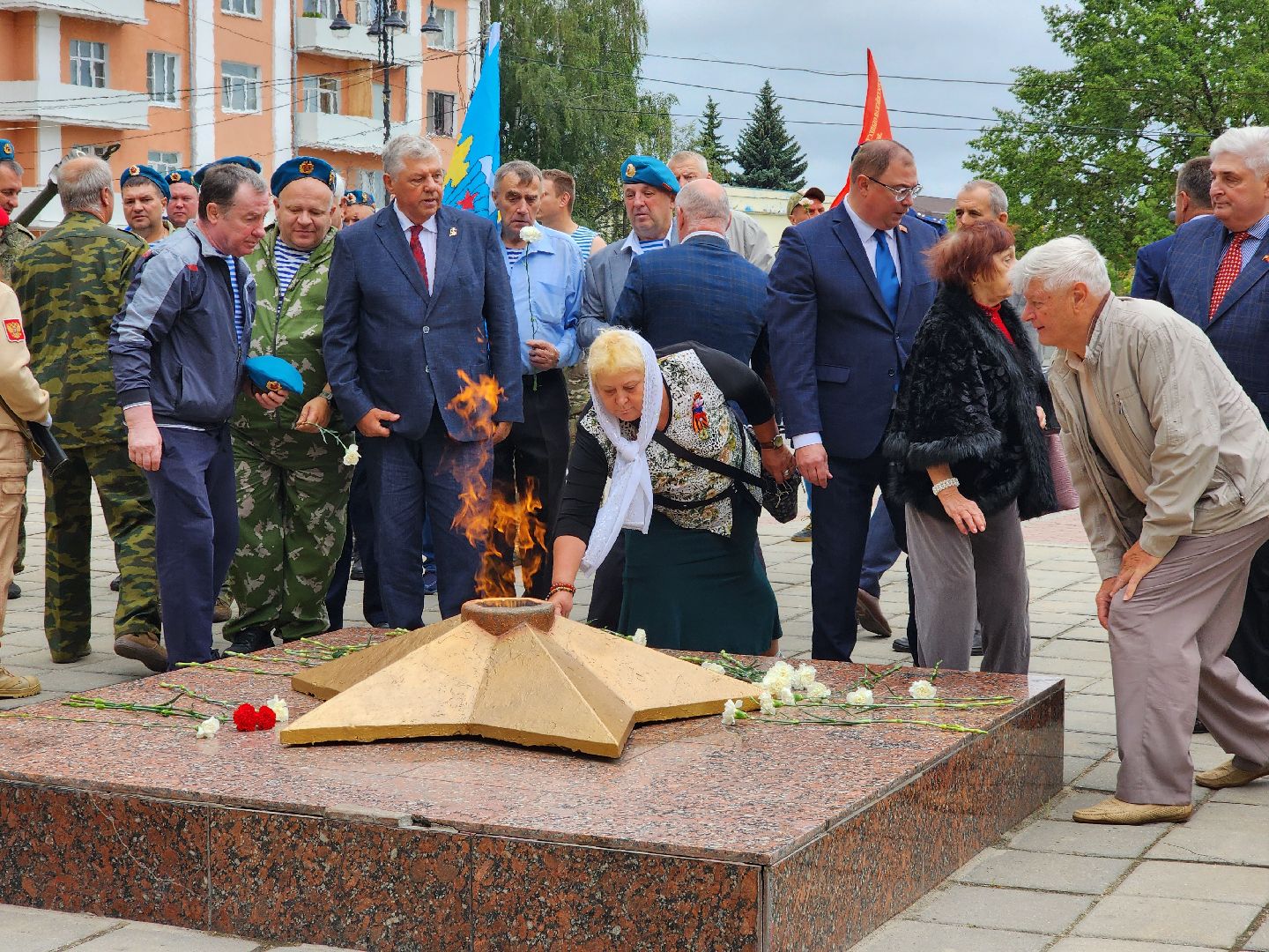 вдв, память, десантники, общество, жители, митинг, Воздушно-десантные войска, ногинск,