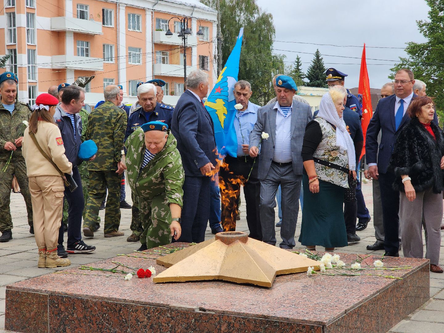 вдв, память, десантники, общество, жители, митинг, Воздушно-десантные войска, ногинск,