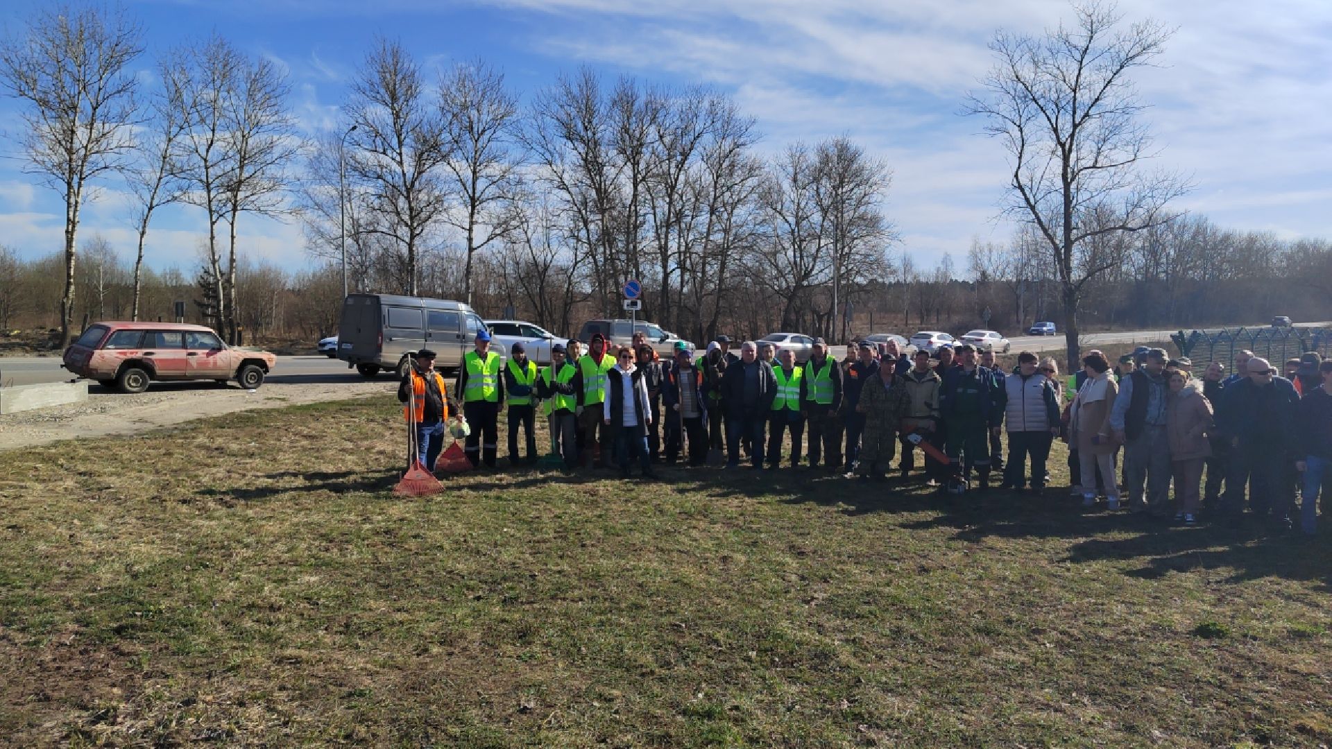 Пушкино, Пушкинский округ, благоустройство, чистый двор, весна в Подмосковье,