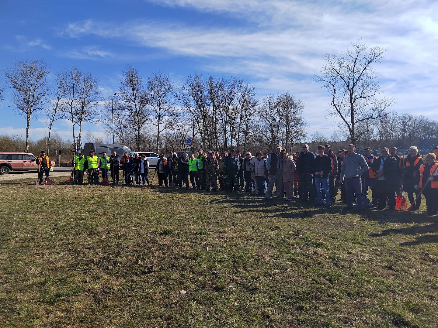 Пушкино, Пушкинский округ, благоустройство, чистый двор, весна в Подмосковье,