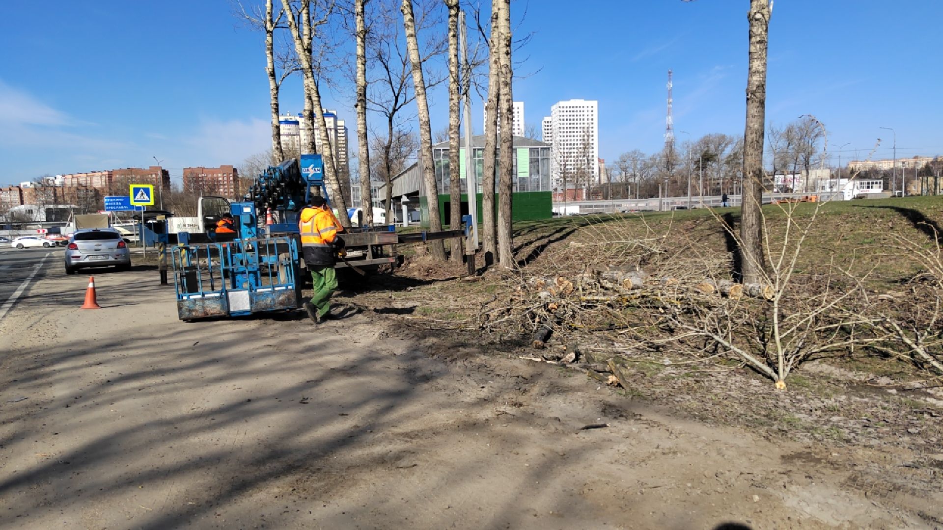 Пушкино, Пушкинский округ, благоустройство, чистый двор, весна в Подмосковье,