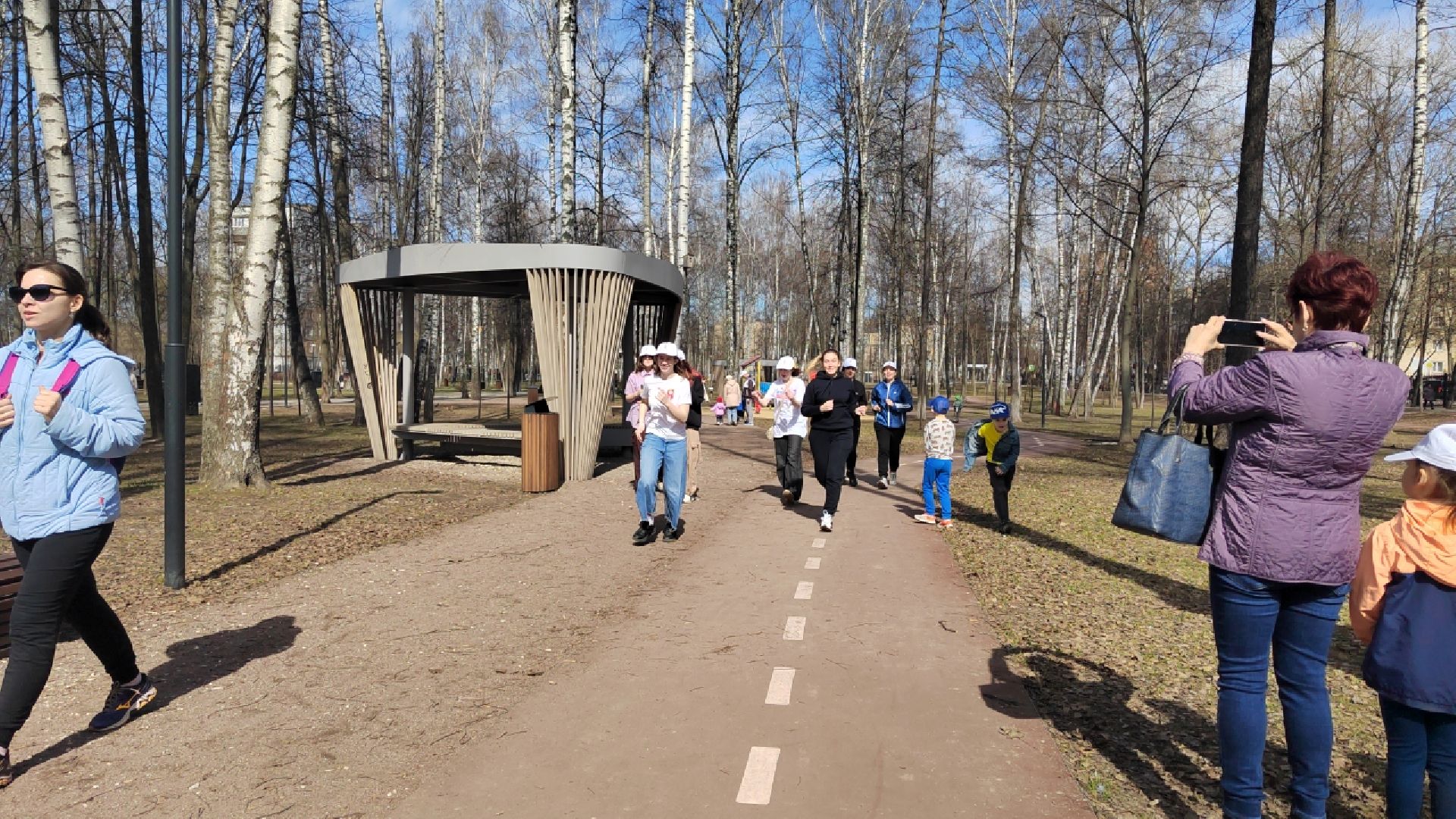 Пушкино, Пушкинский округ, спорт, акция, Единая Россия, Молодая гвардия, МГЕР, МГЕРМО, волонтеры, молодежь, весна в Подмосковье