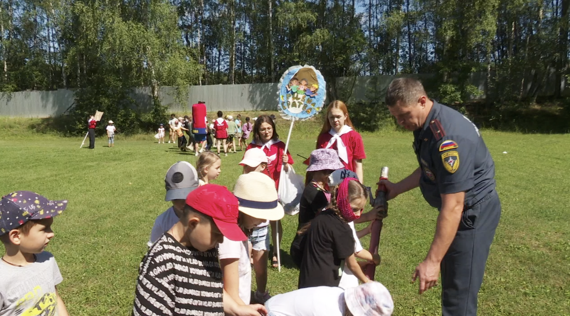 Клин, общество, дети, пожарные, безопасность,