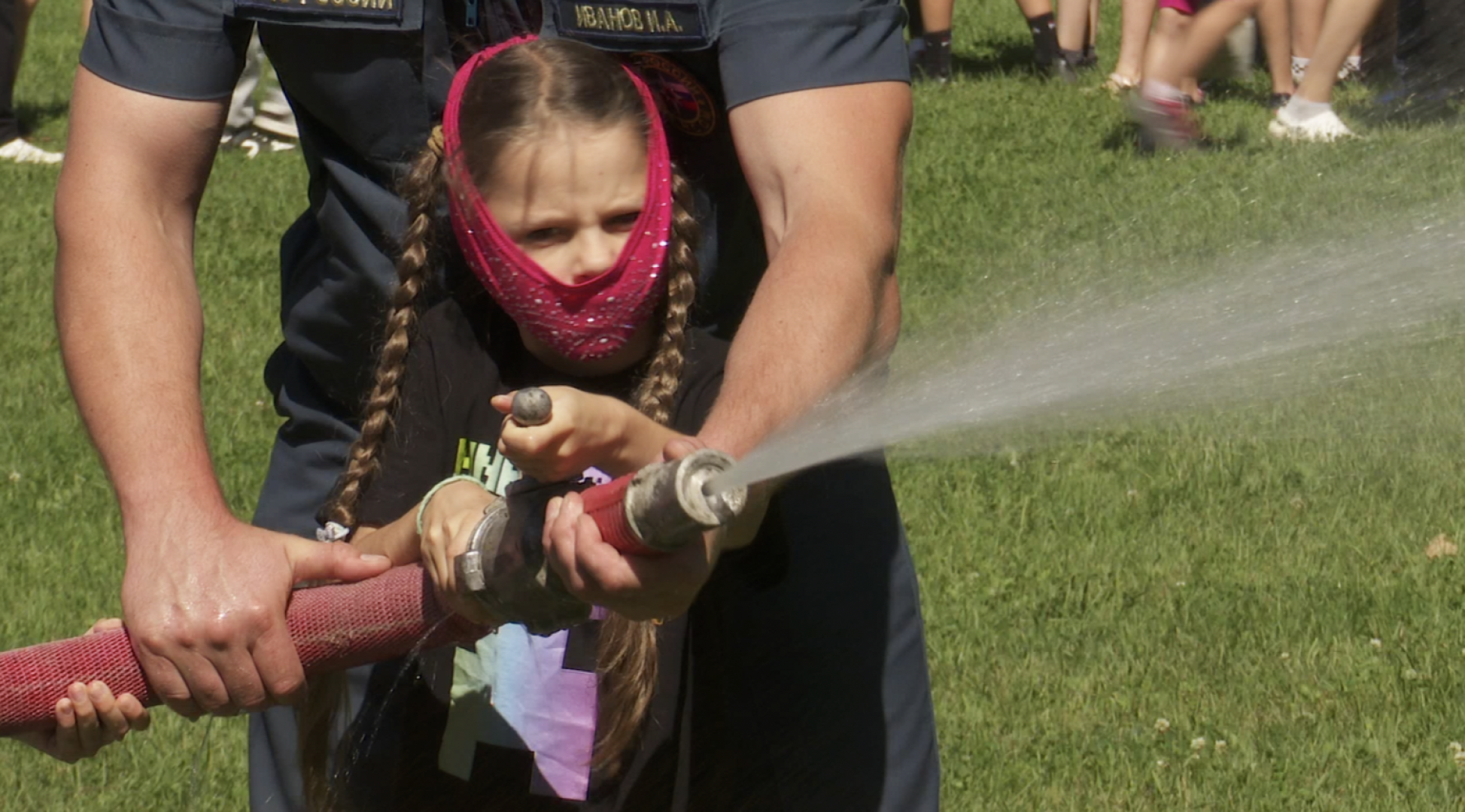 Клин, общество, дети, пожарные, безопасность,
