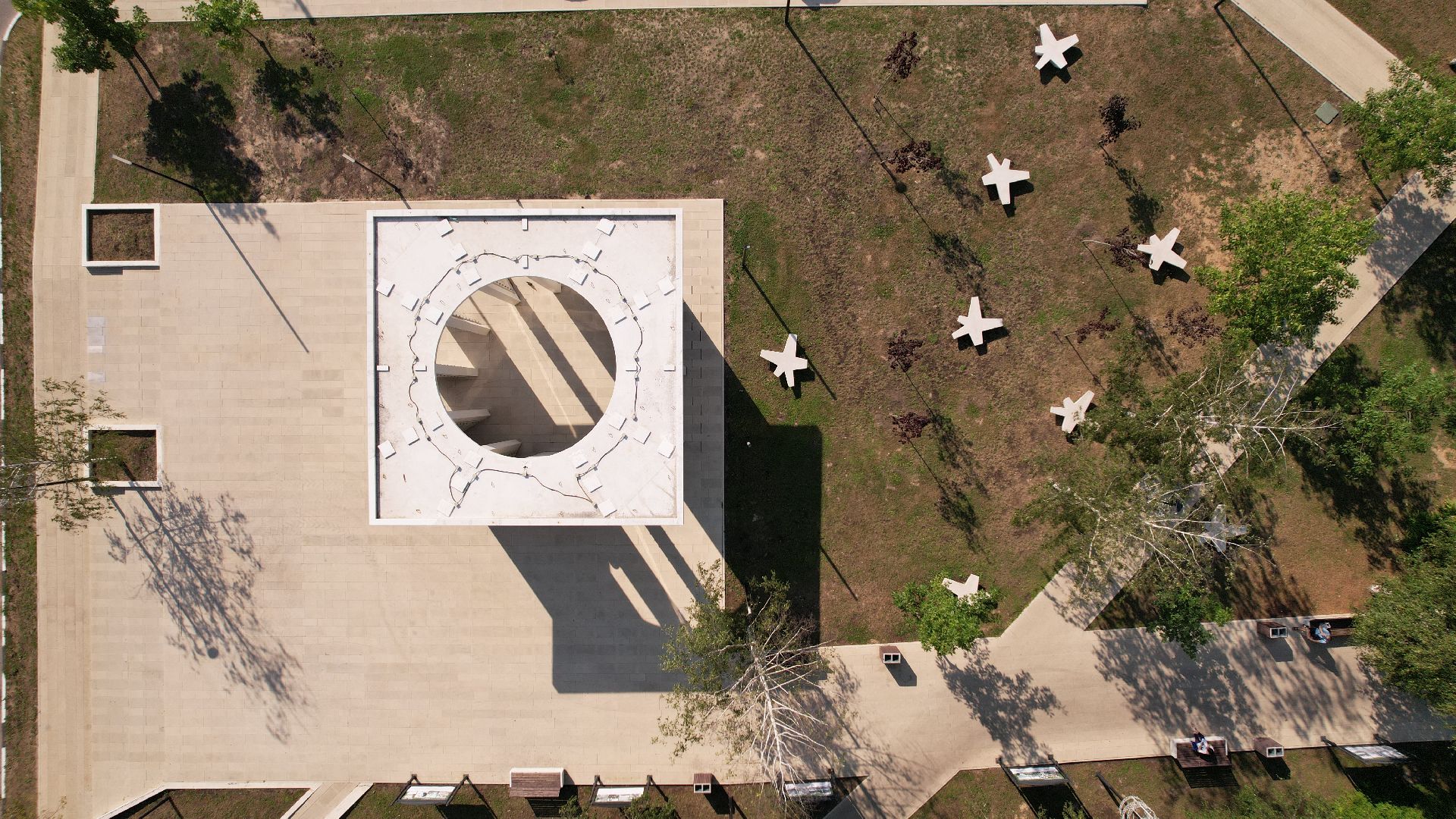 видео с коптера, сергиев посад, благоустройство,