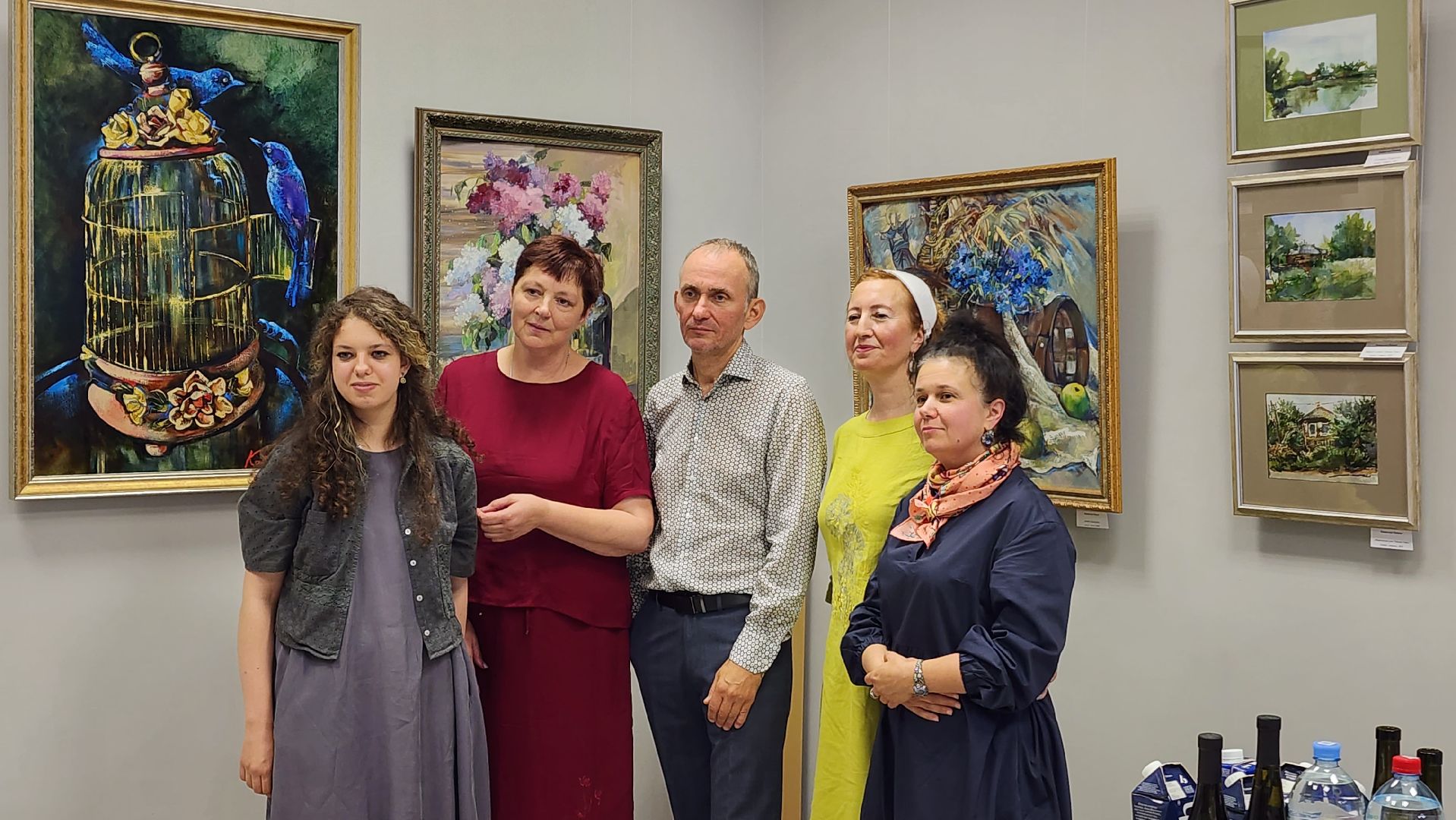 картины, живопись, Выставка, Лобня,