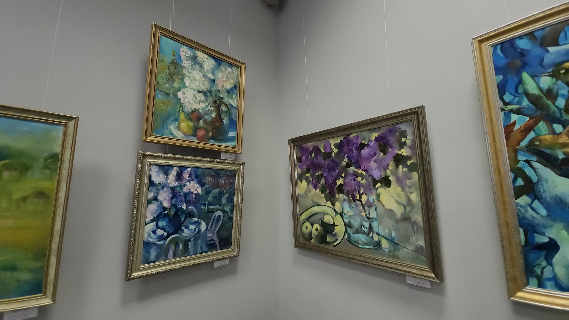 картины, живопись, Выставка, Лобня,