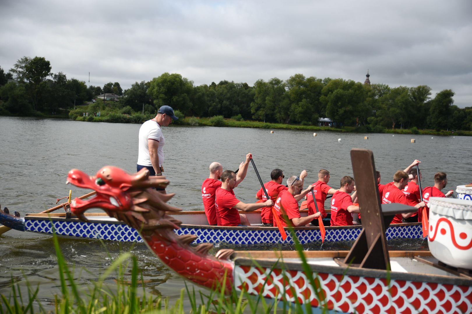 Бронницы, Спорт, День города, Гонки драконов, Гонки на лодках Дракон,