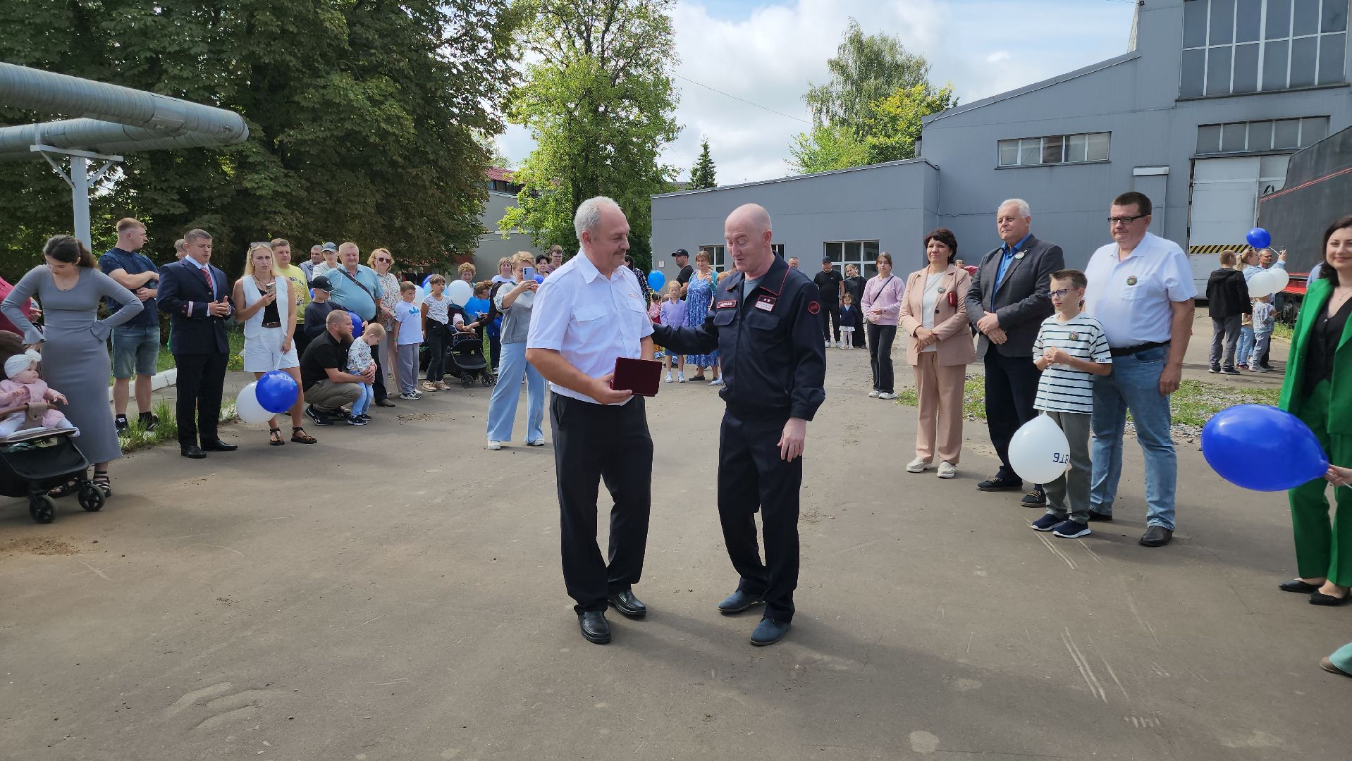 кашира, ожерелье, локомотивное депо, праздник, день железнодорожника, награждение,