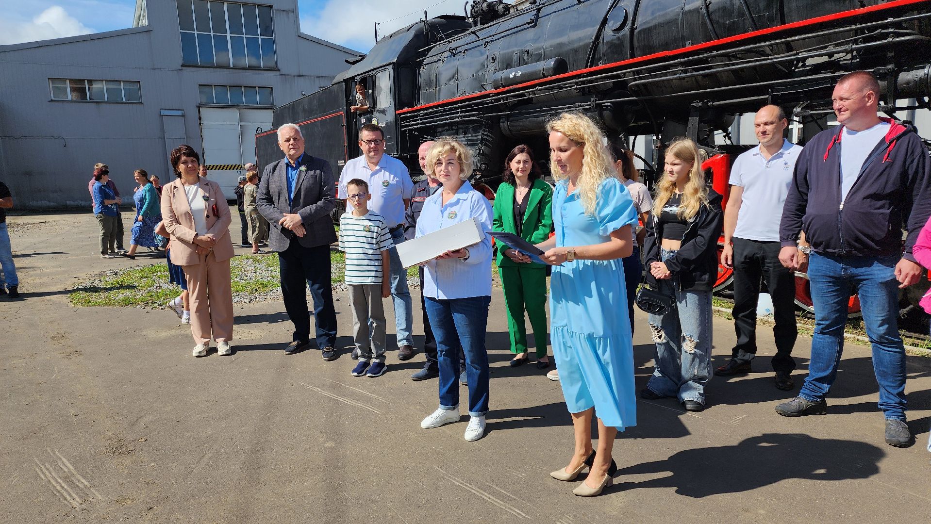 кашира, ожерелье, локомотивное депо, праздник, день железнодорожника, награждение,