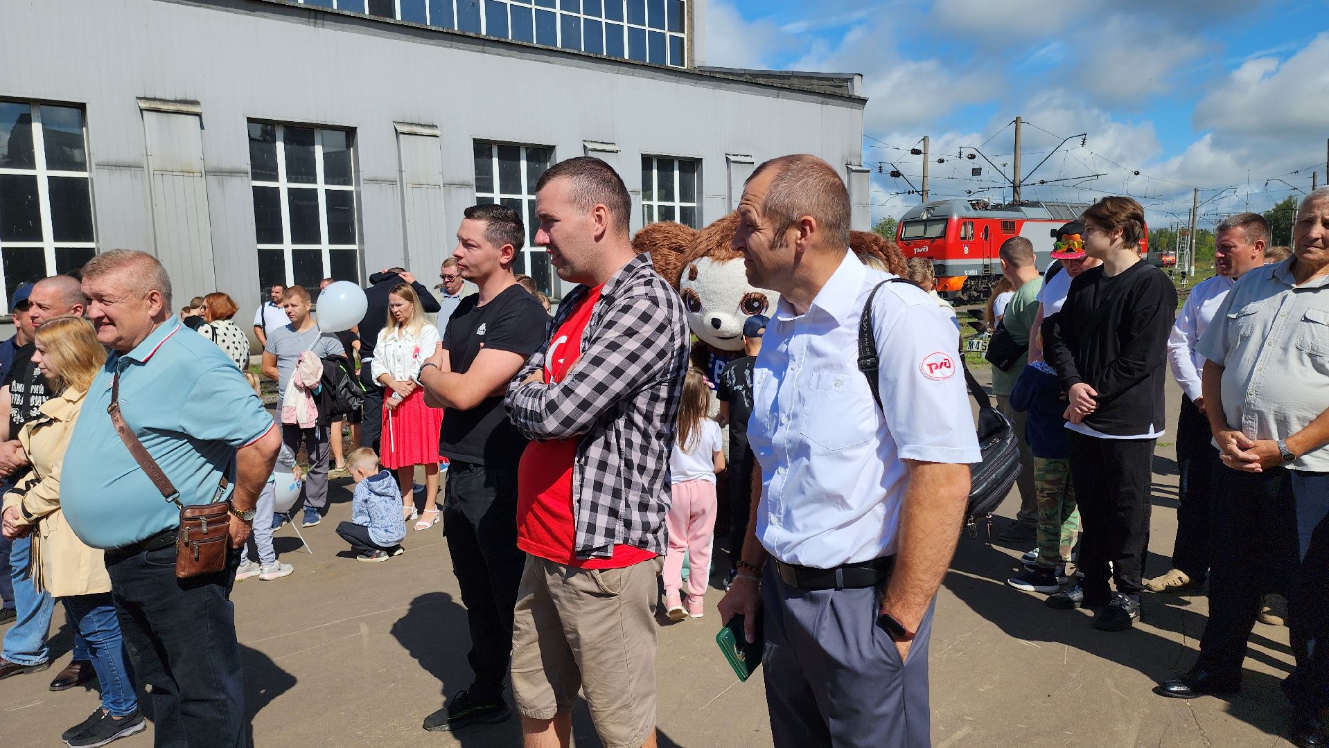 кашира, ожерелье, локомотивное депо, праздник, день железнодорожника, награждение,