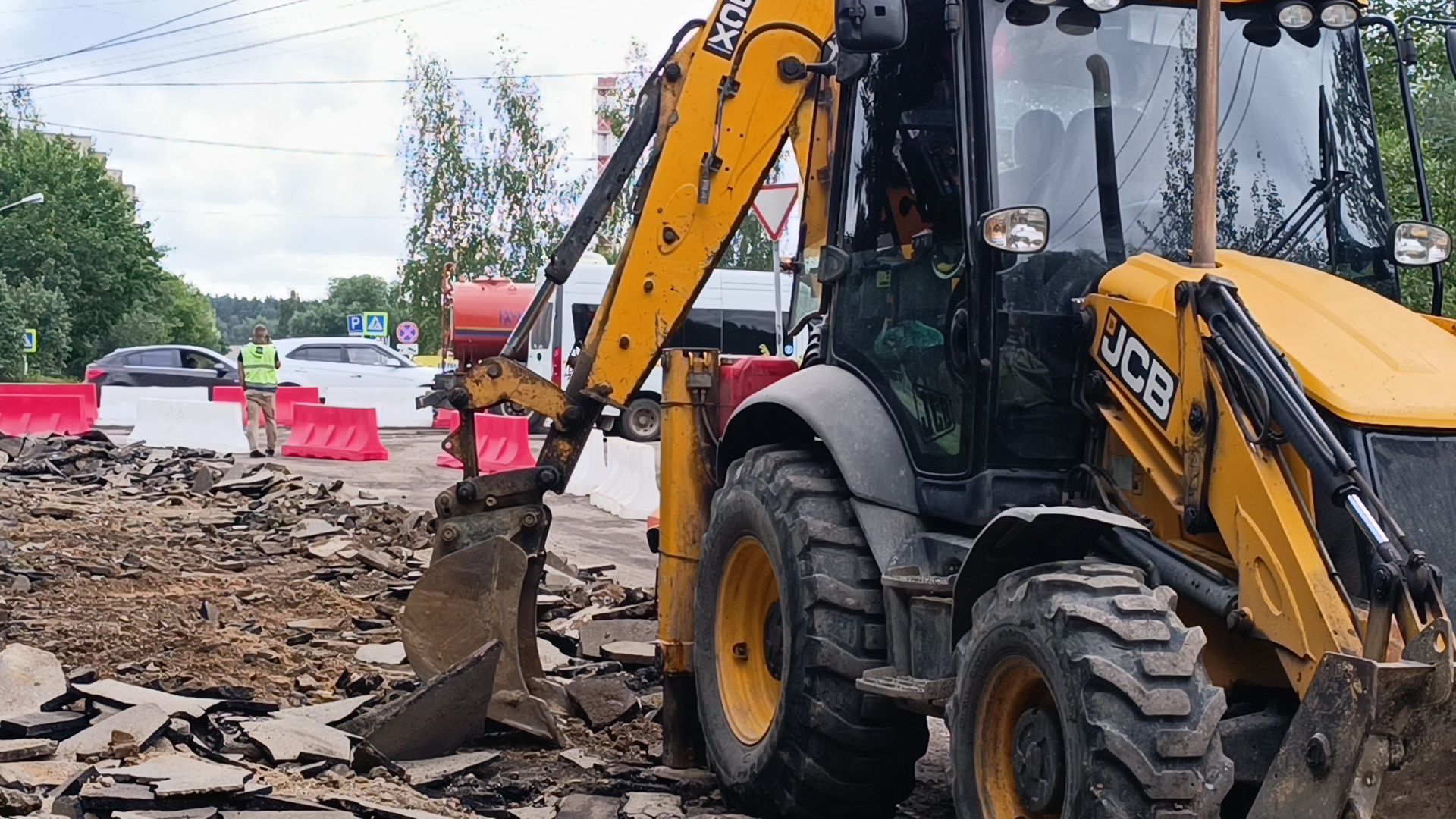 ремонт дорог, лобня, асфальт,