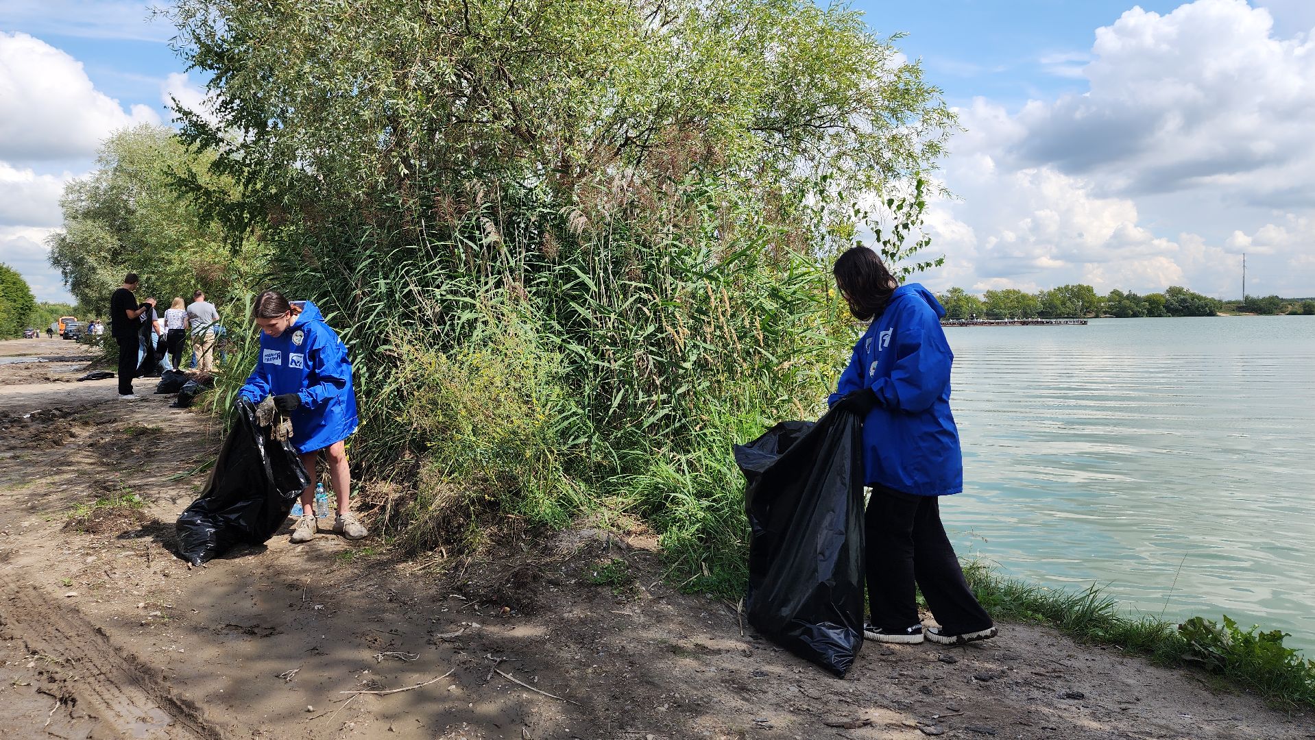 экоакция, уборка озера, всероссийская акция, село Кудиново, Богородский городской округ,