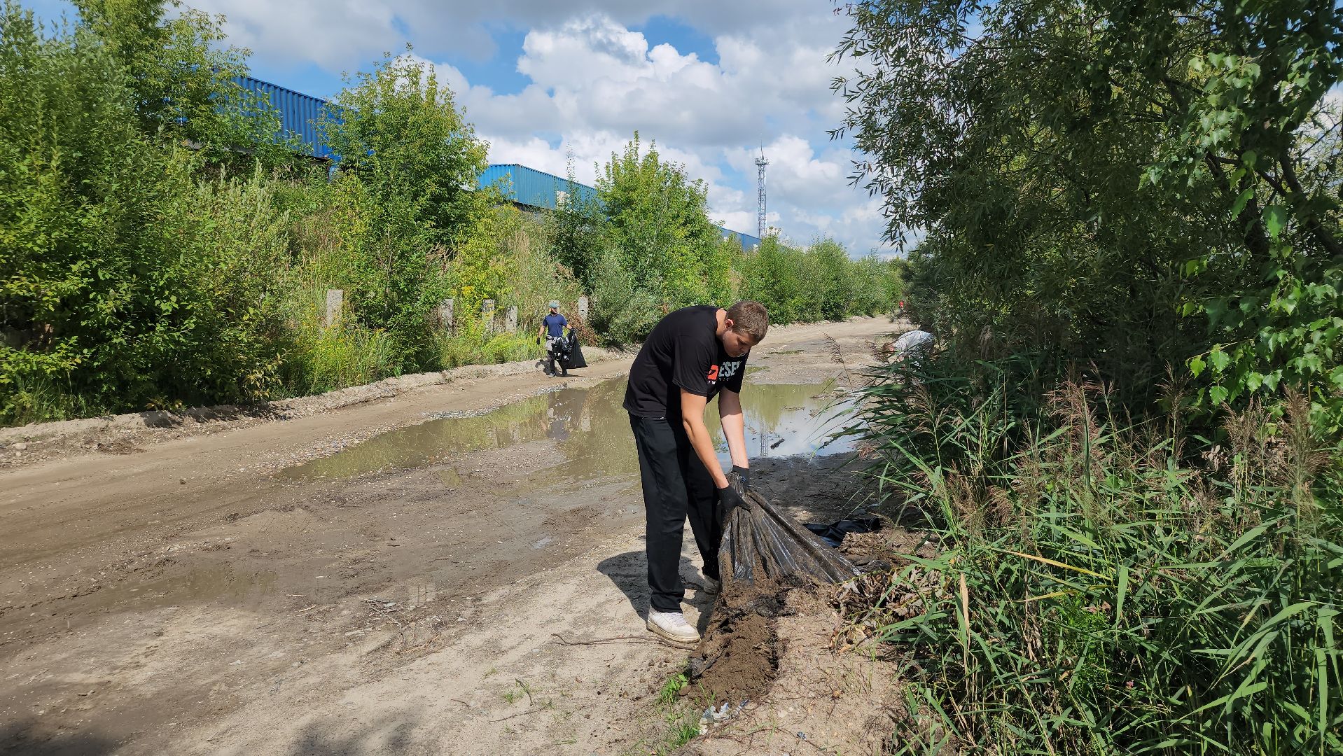 экоакция, уборка озера, всероссийская акция, село Кудиново, Богородский городской округ,