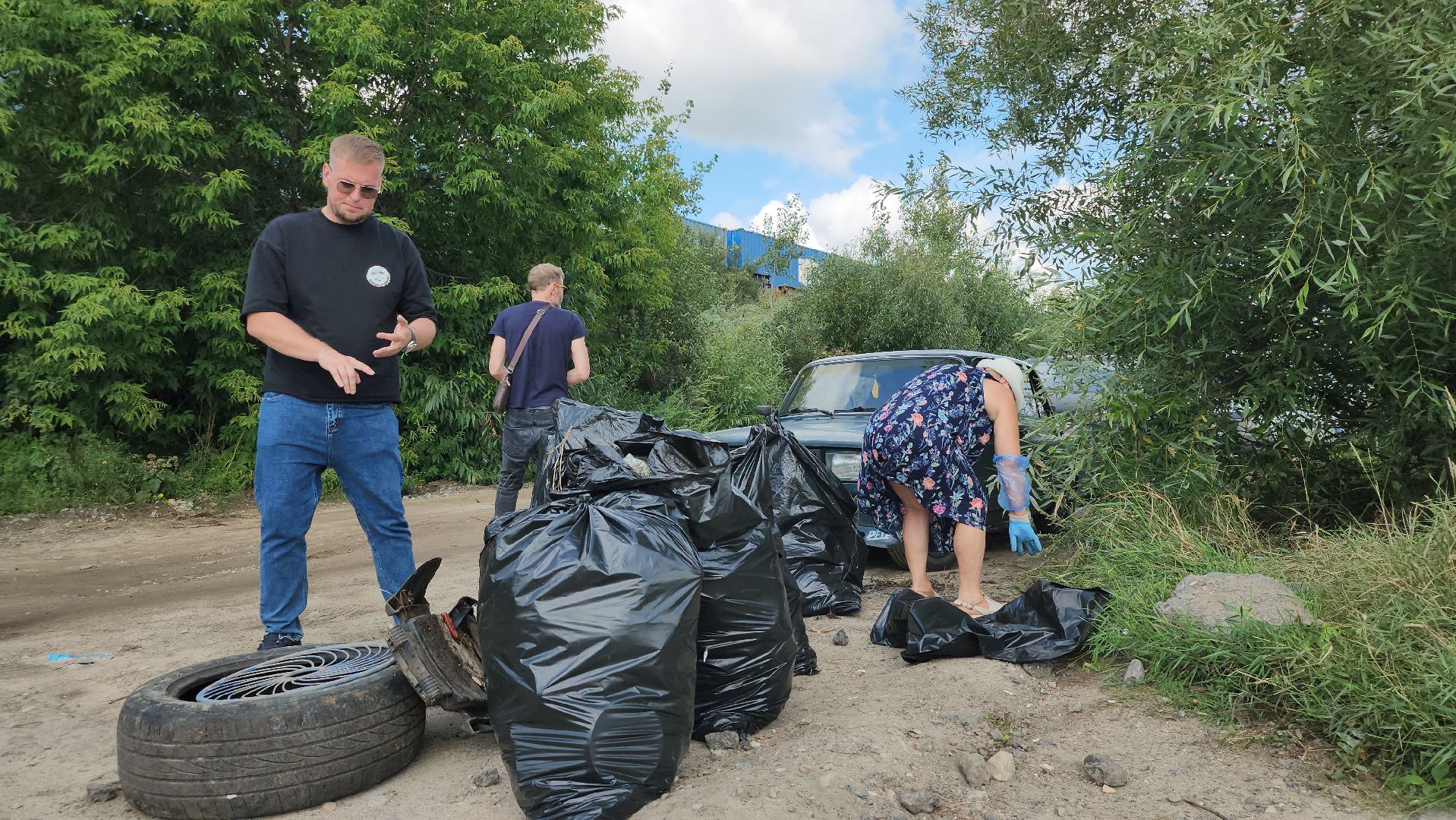 экоакция, уборка озера, всероссийская акция, село Кудиново, Богородский городской округ,
