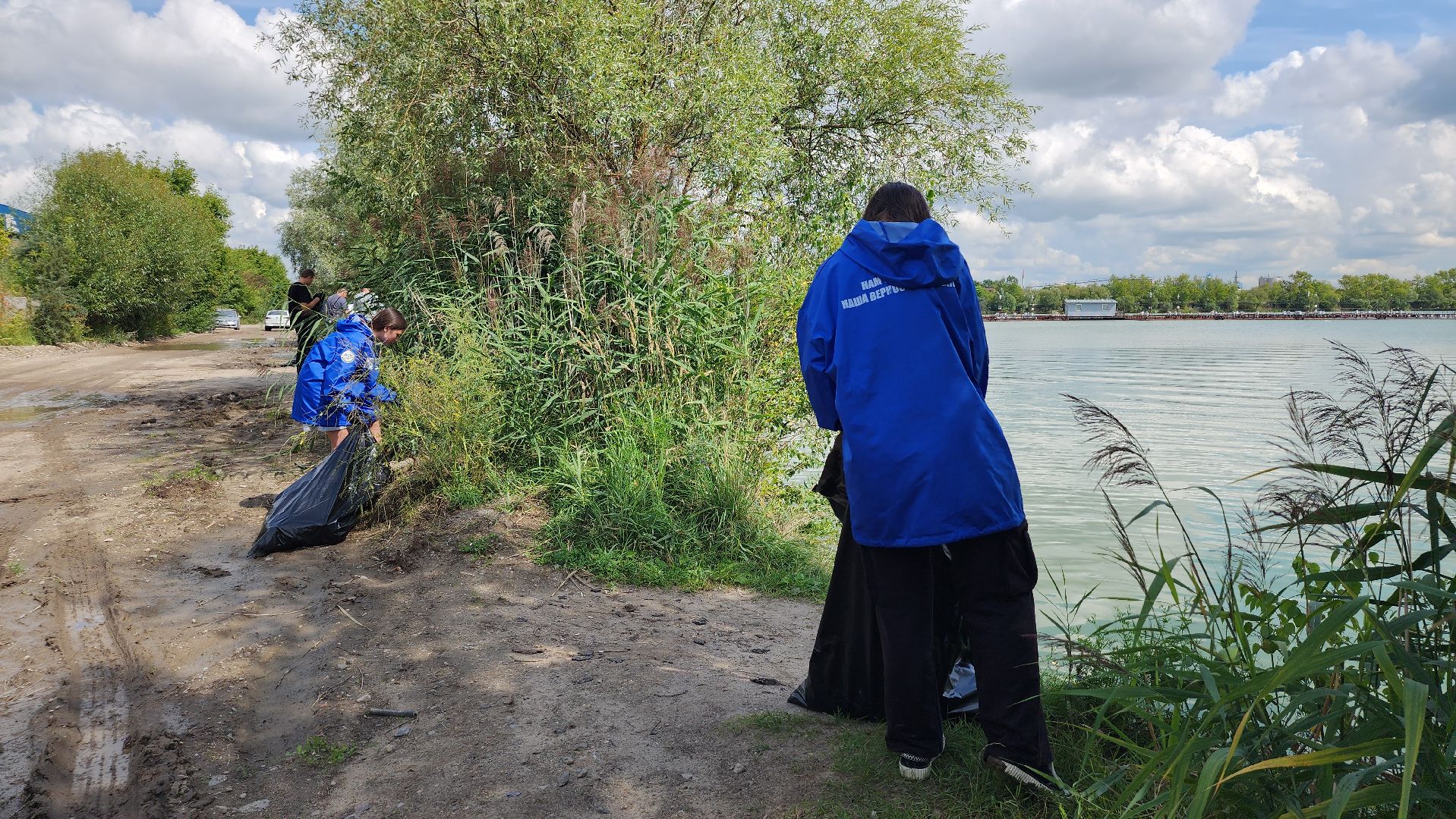 экоакция, уборка озера, всероссийская акция, село Кудиново, Богородский городской округ,